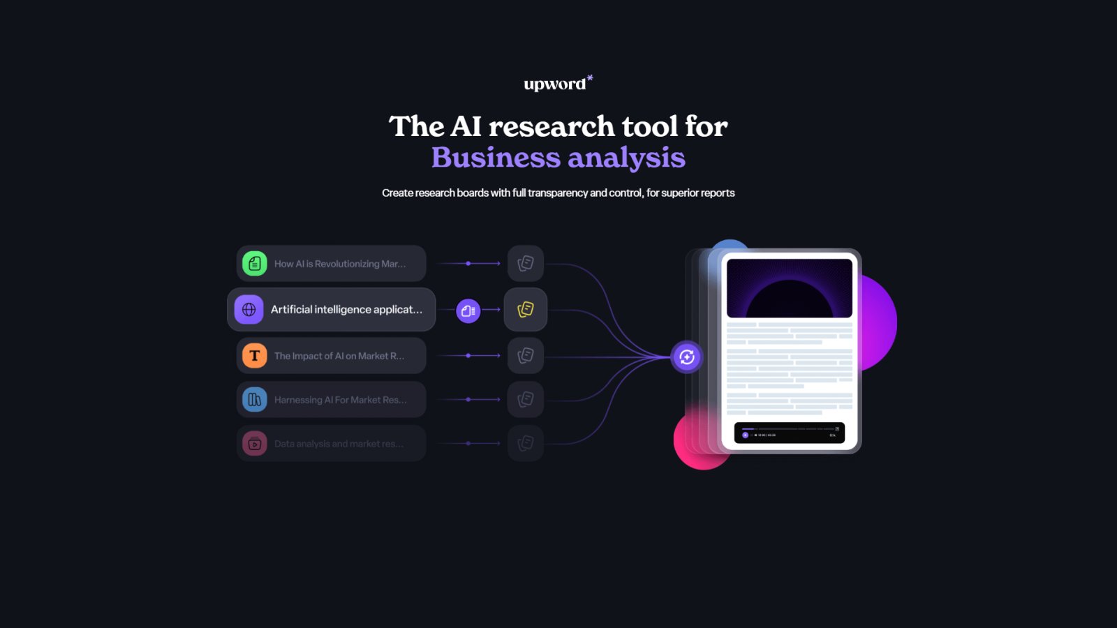 Upword нейросеть Главная страница