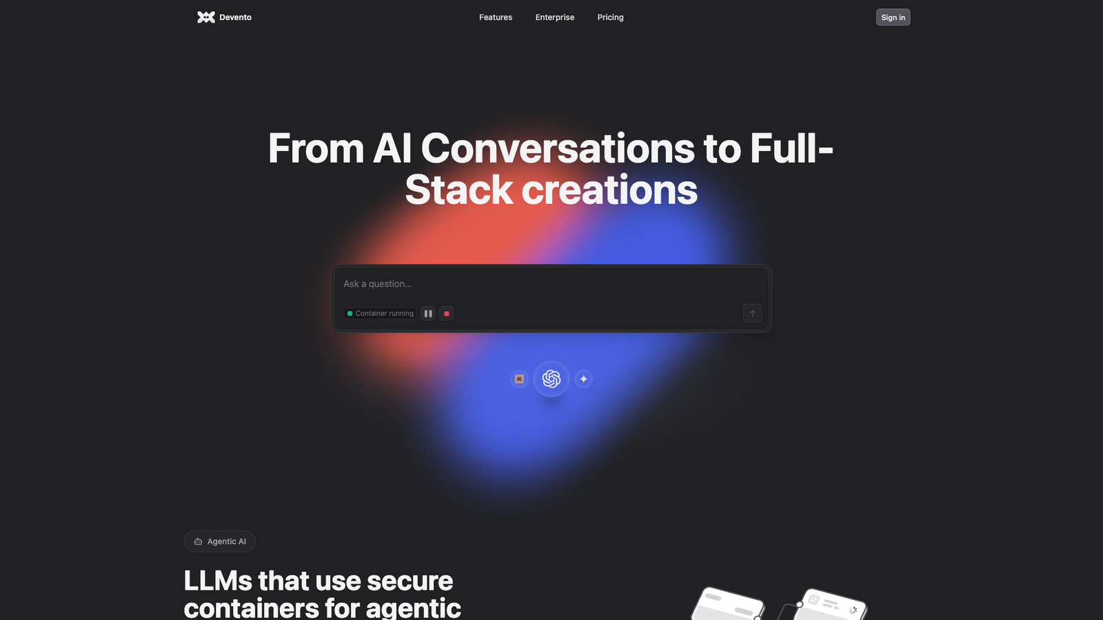 Devento — интерфейс нейросети Devento — интерфейс нейросети