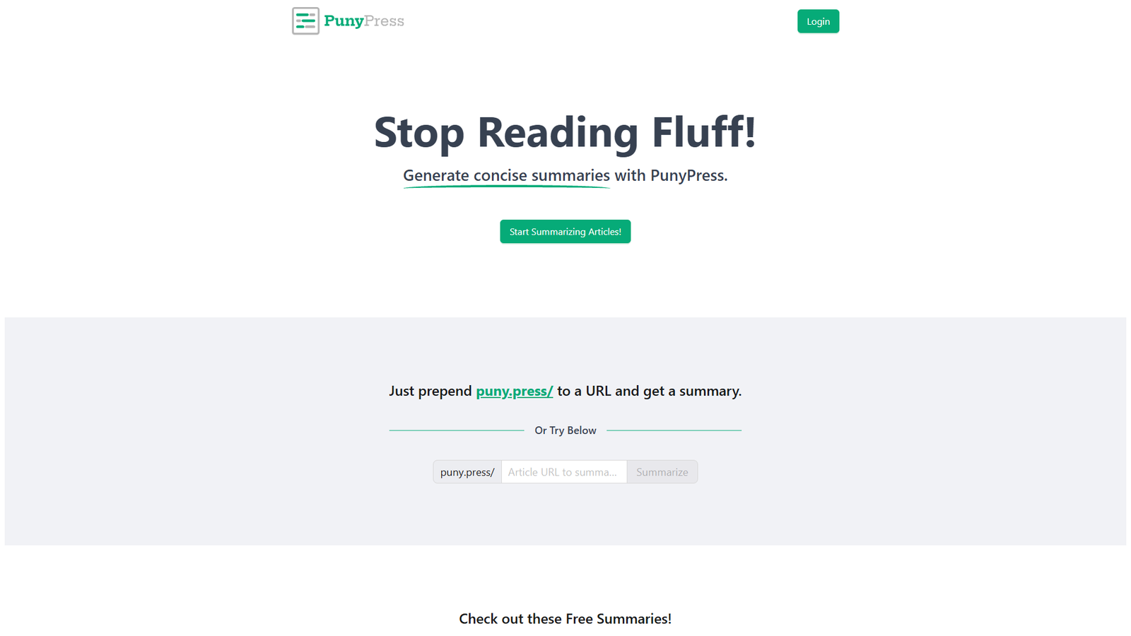 PunyPress — интерфейс нейросети PunyPress — интерфейс нейросети