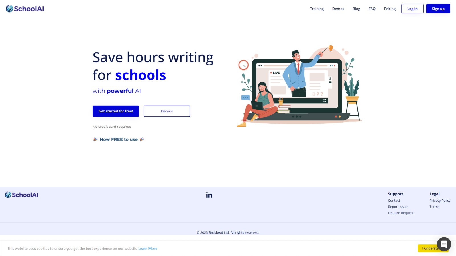 SchoolAI нейросеть Главная страница