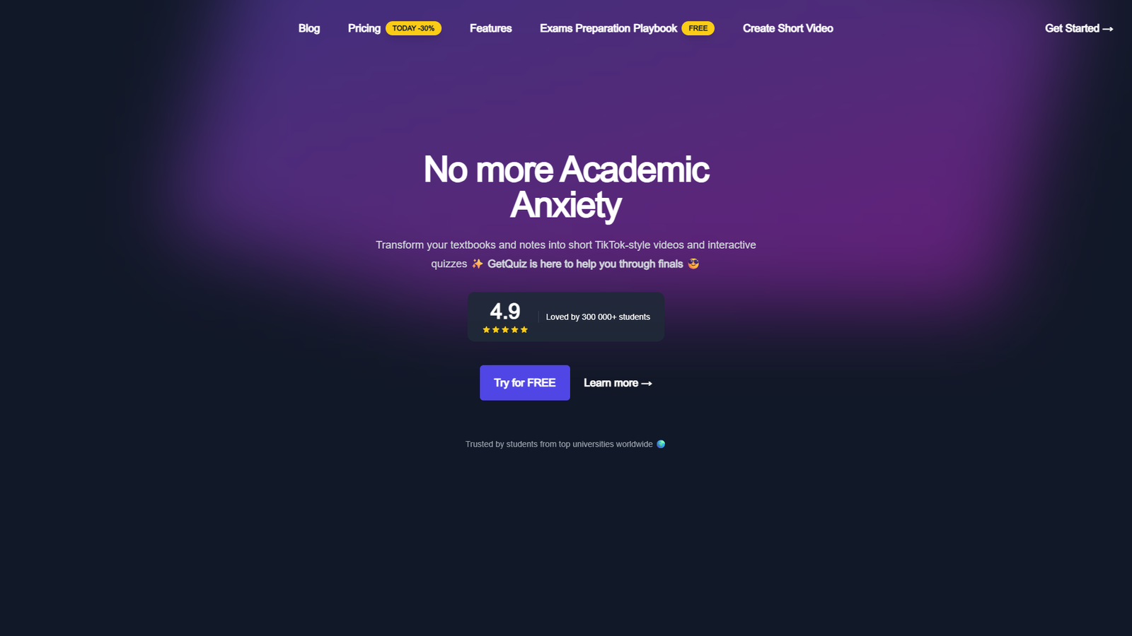 GetQuiz — интерфейс нейросети GetQuiz — интерфейс нейросети