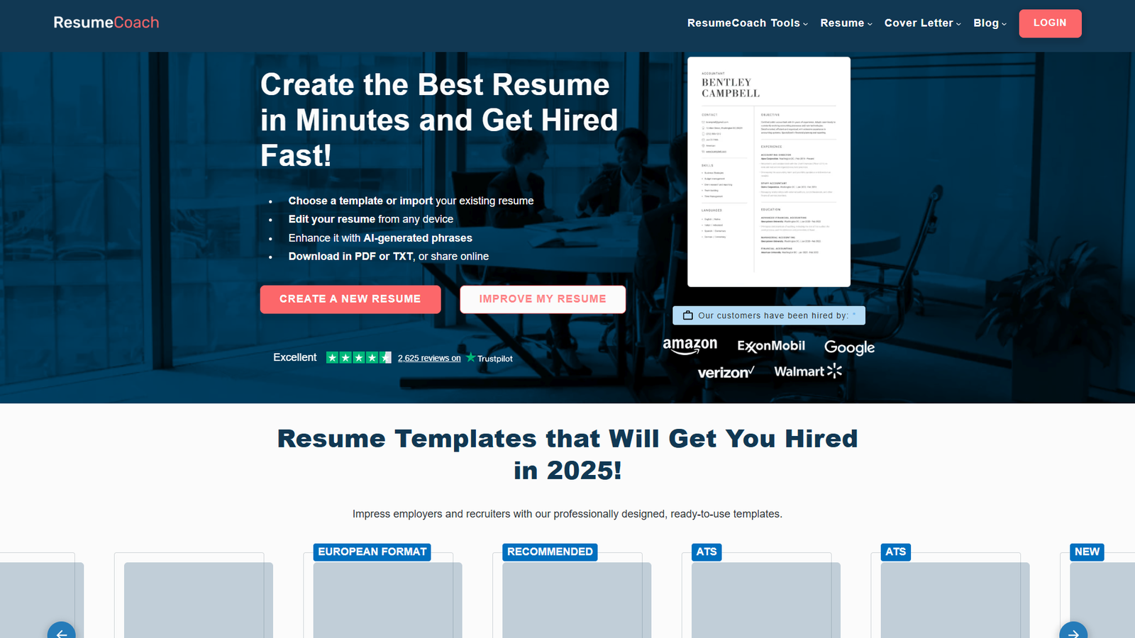 ResumeCoach — интерфейс нейросети ResumeCoach — интерфейс нейросети