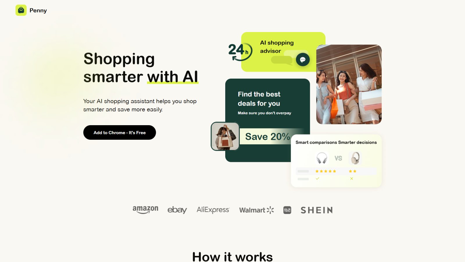 Penny AI нейросеть Главная страница