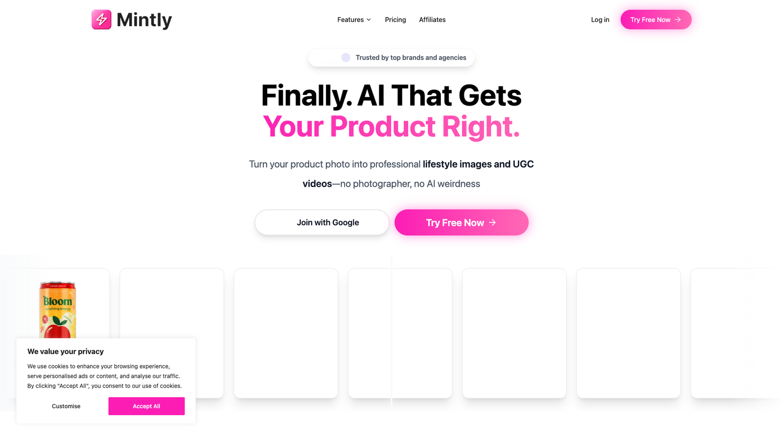 Mintly — интерфейс нейросети Mintly — интерфейс нейросети