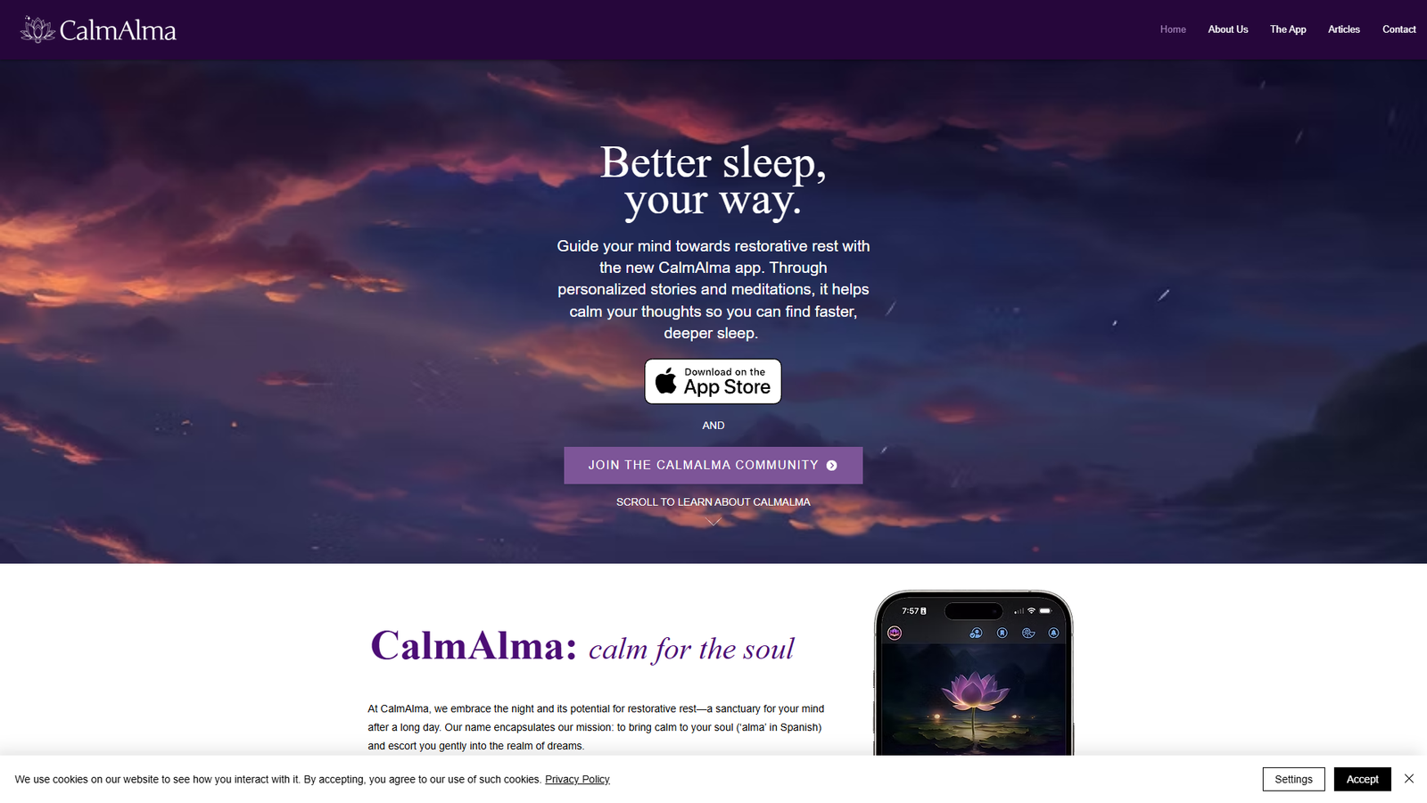 CalmAlma — интерфейс нейросети CalmAlma — интерфейс нейросети