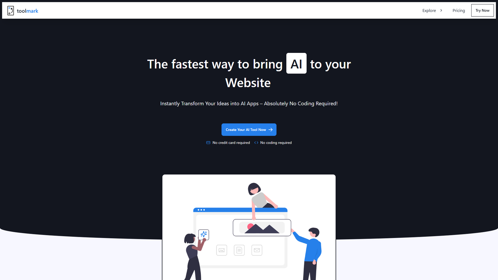 Toolmark AI — интерфейс нейросети Toolmark AI — интерфейс нейросети
