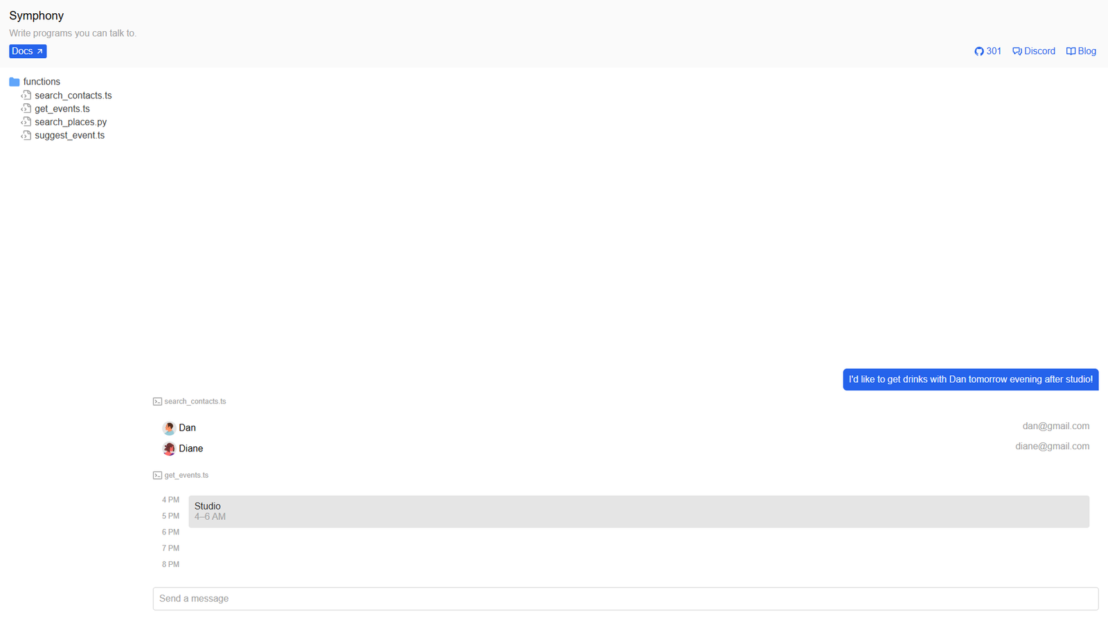 Symphony — интерфейс нейросети Symphony — интерфейс нейросети