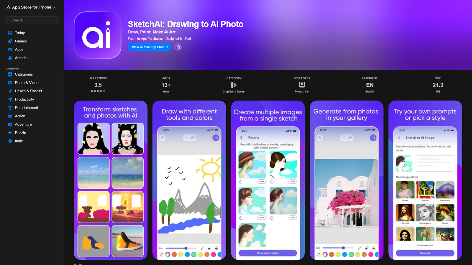 SketchAI Drawing to AI Photo — интерфейс нейросети SketchAI Drawing to AI Photo — интерфейс нейросети