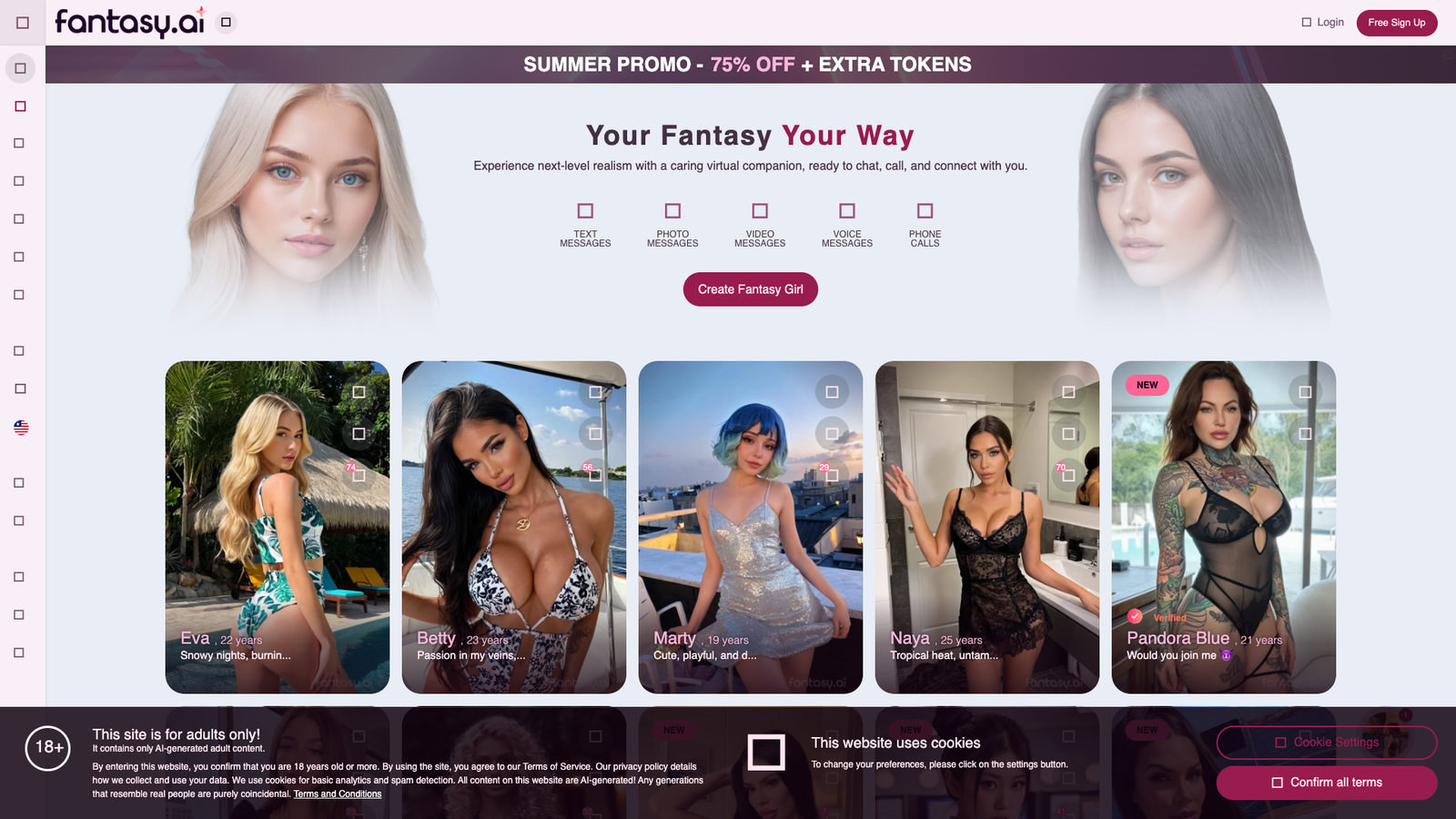 Fantasy.ai — интерфейс нейросети Fantasy.ai — интерфейс нейросети