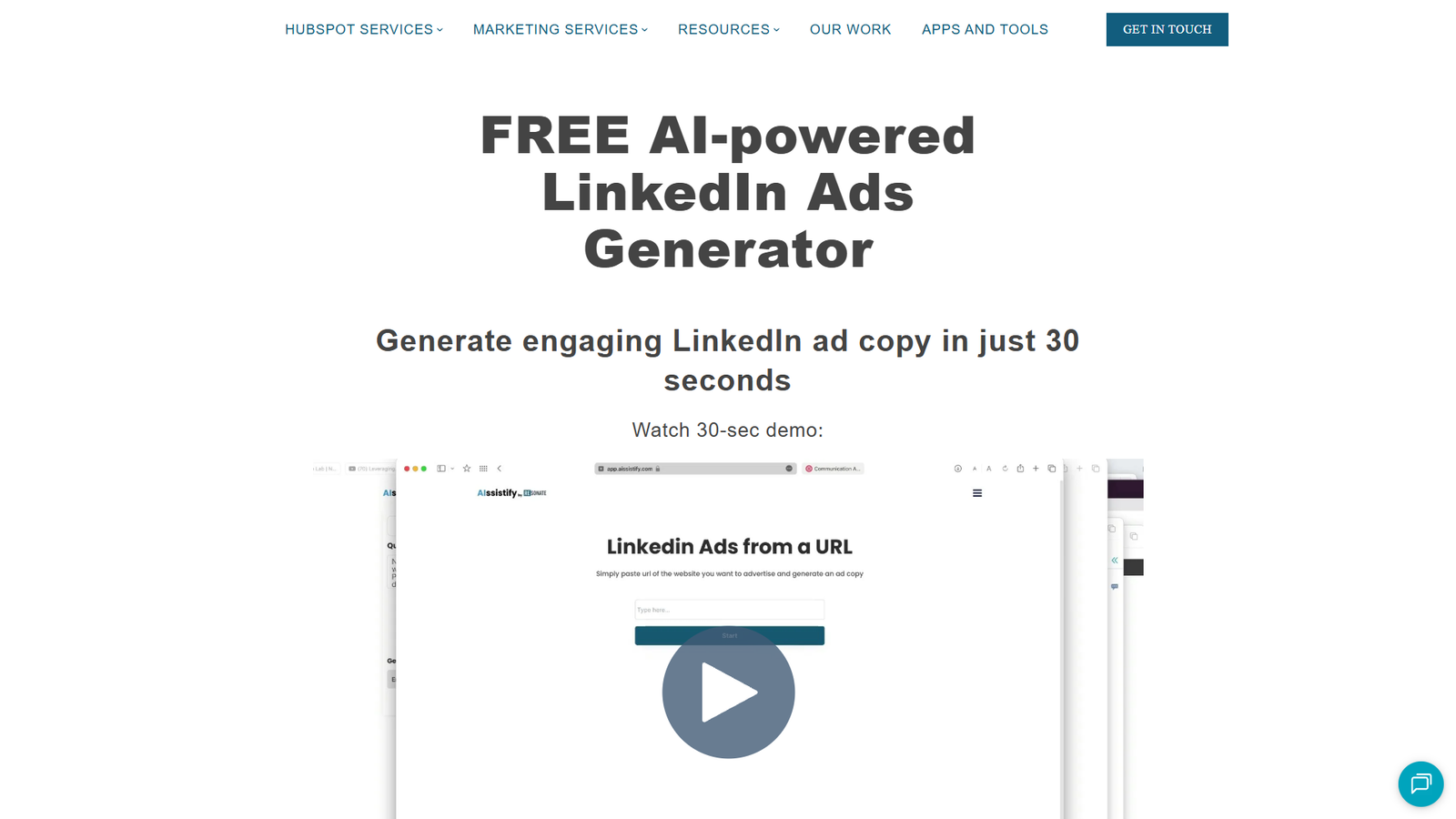 Free AI LinkedIn Ads Generator for B2B — интерфейс нейросети Free AI LinkedIn Ads Generator for B2B — интерфейс нейросети