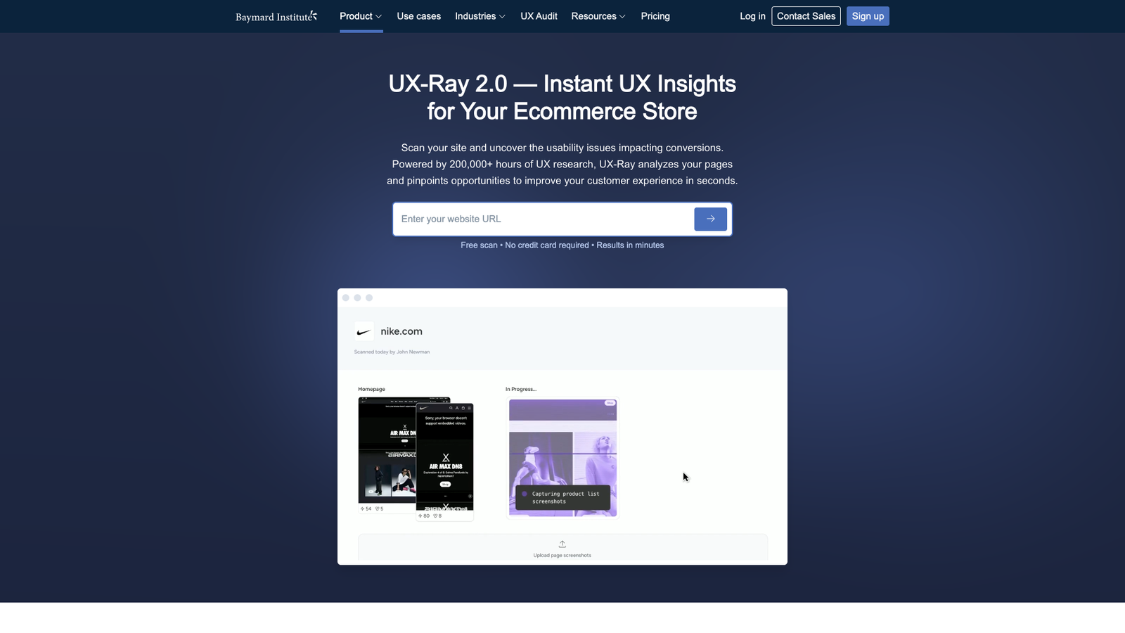 UX-Ray — интерфейс нейросети UX-Ray — интерфейс нейросети