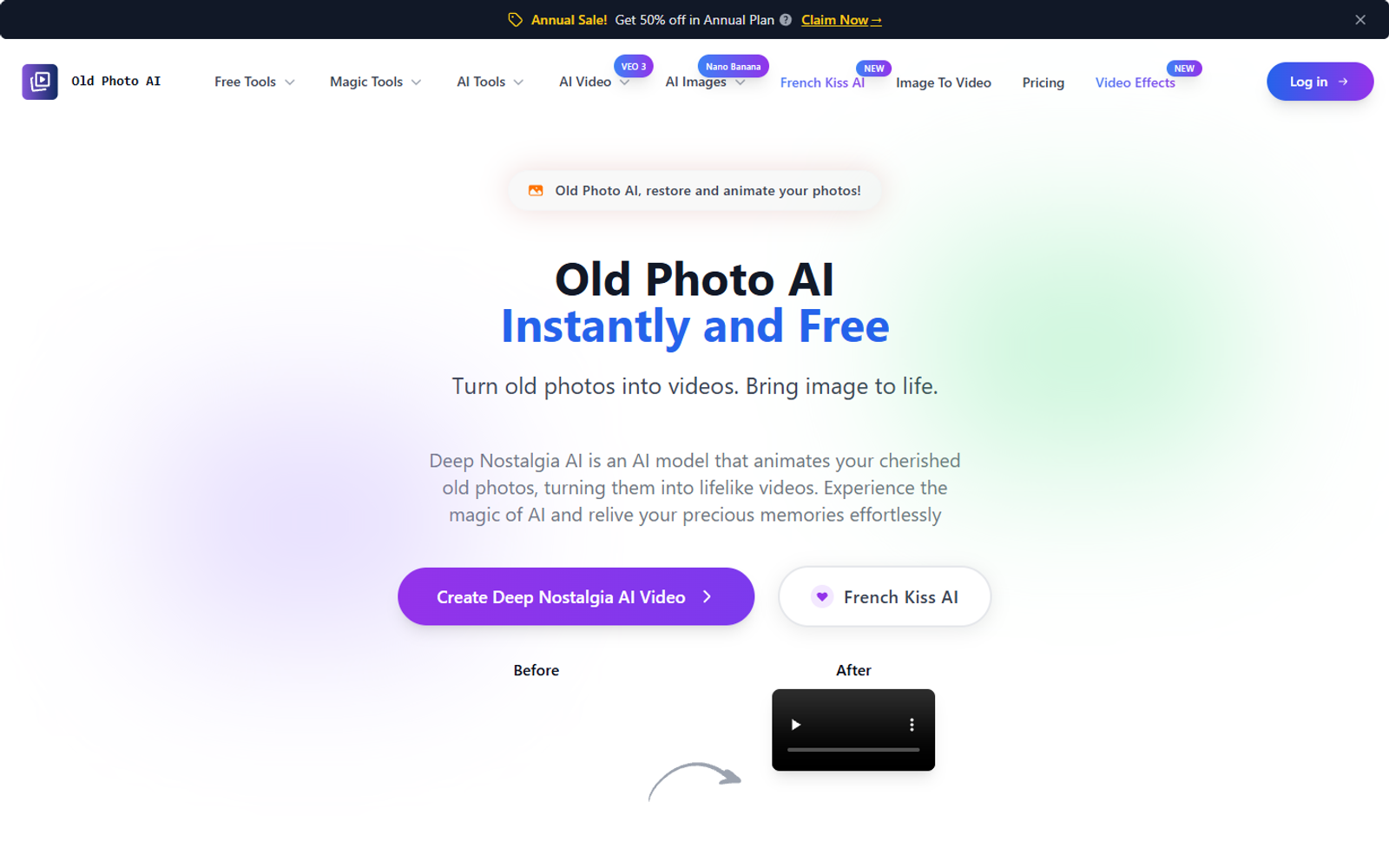 Old Photo AI — интерфейс нейросети Old Photo AI — интерфейс нейросети