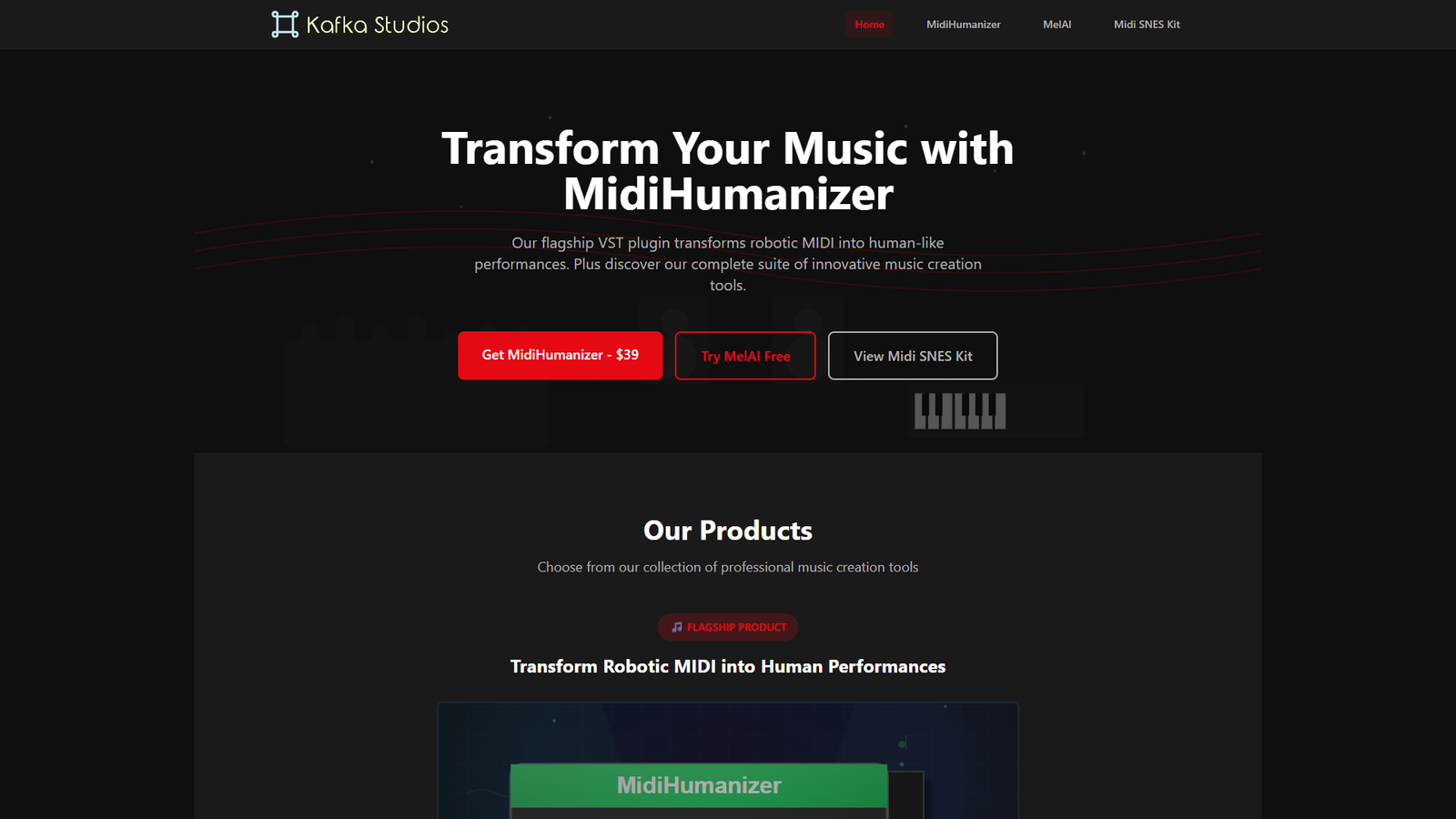 Kafka Studios — интерфейс нейросети Kafka Studios — интерфейс нейросети