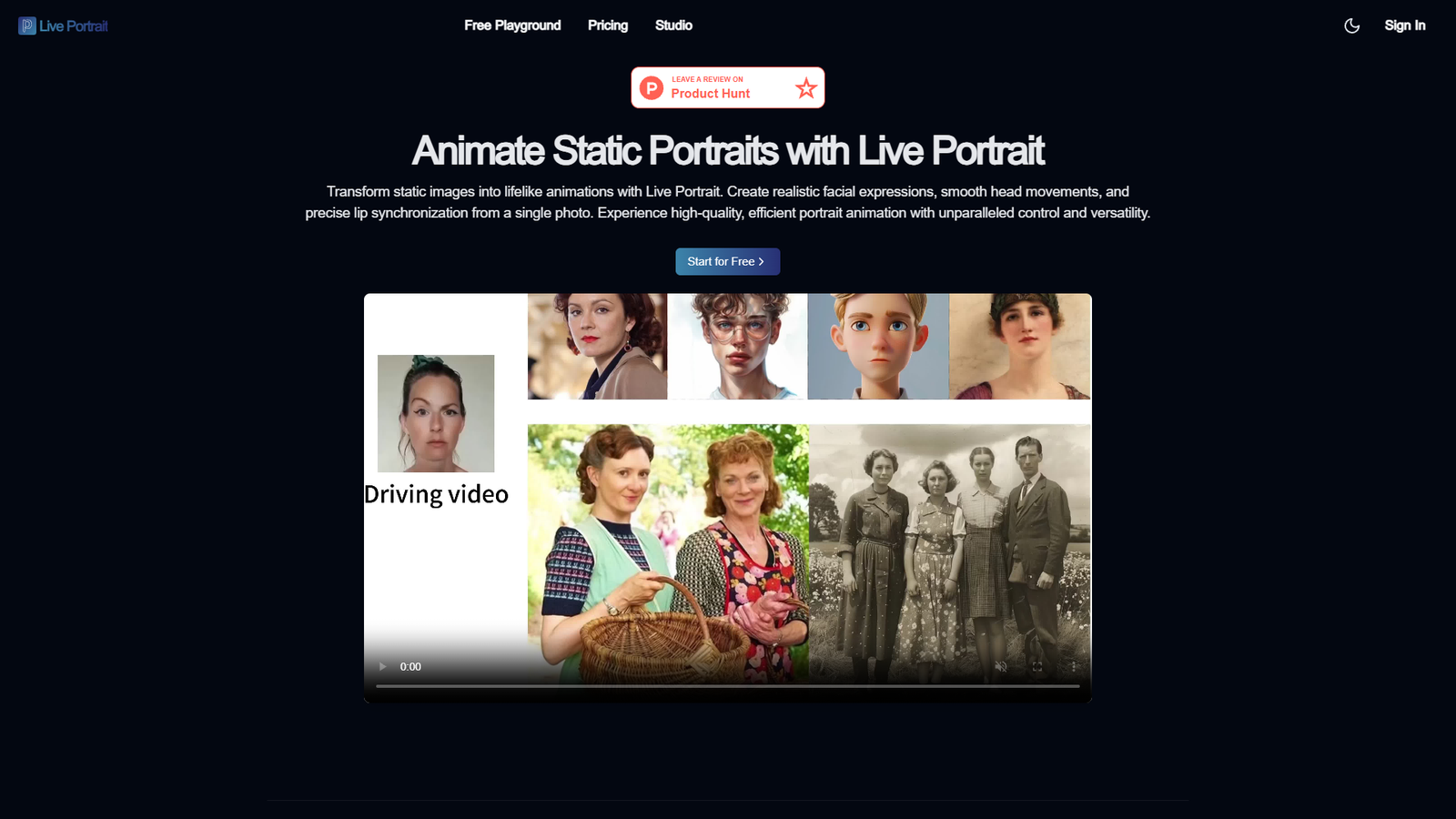 Live Portrait — интерфейс нейросети Live Portrait — интерфейс нейросети