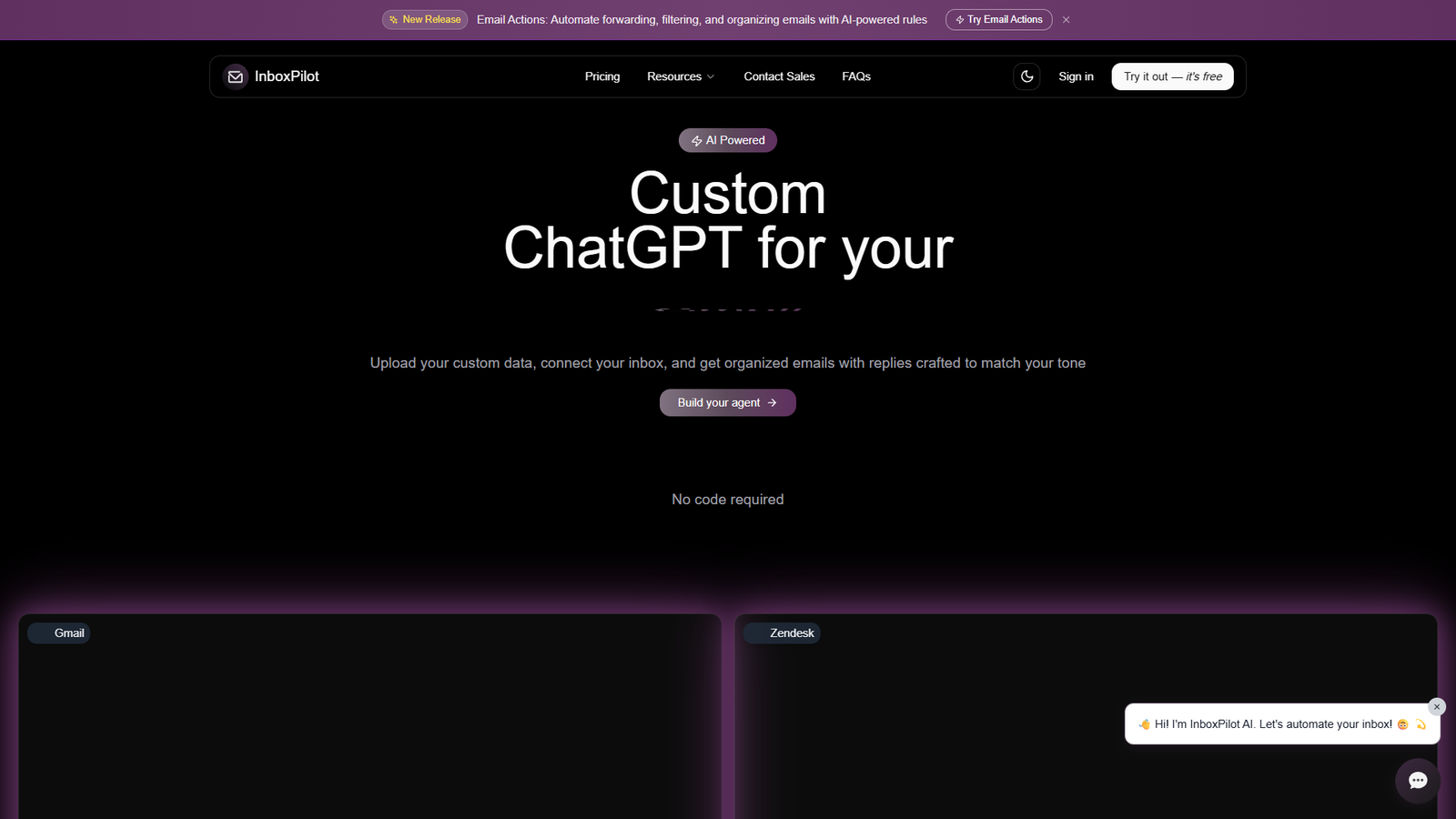 InboxPilot — интерфейс нейросети InboxPilot — интерфейс нейросети