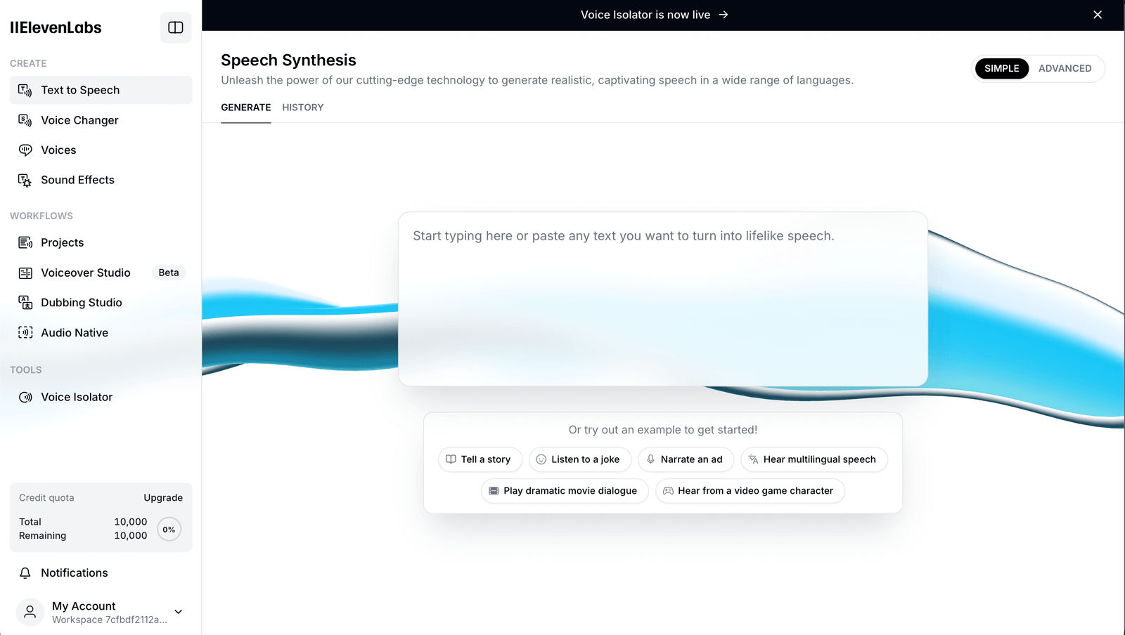 ElevenLabs Озвучка текста