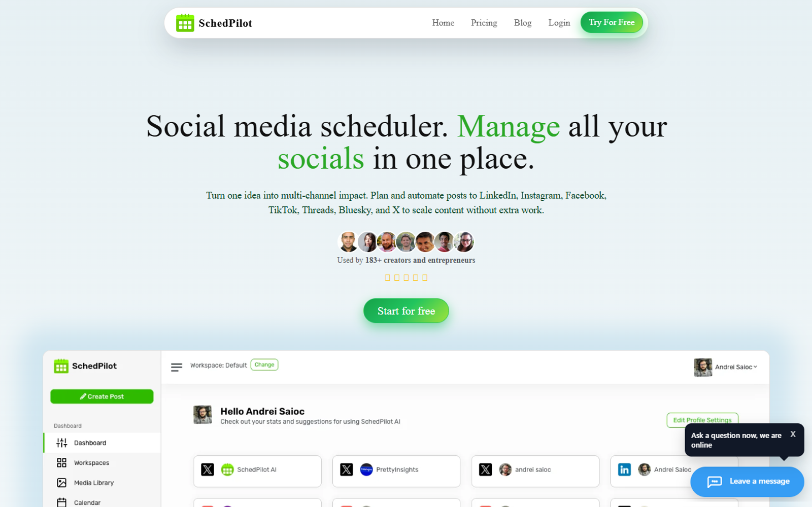 Schedpilot — интерфейс нейросети Schedpilot — интерфейс нейросети