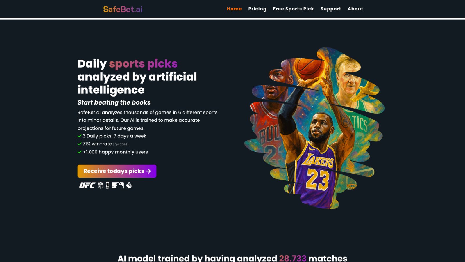 Safebet нейросеть Главная страница