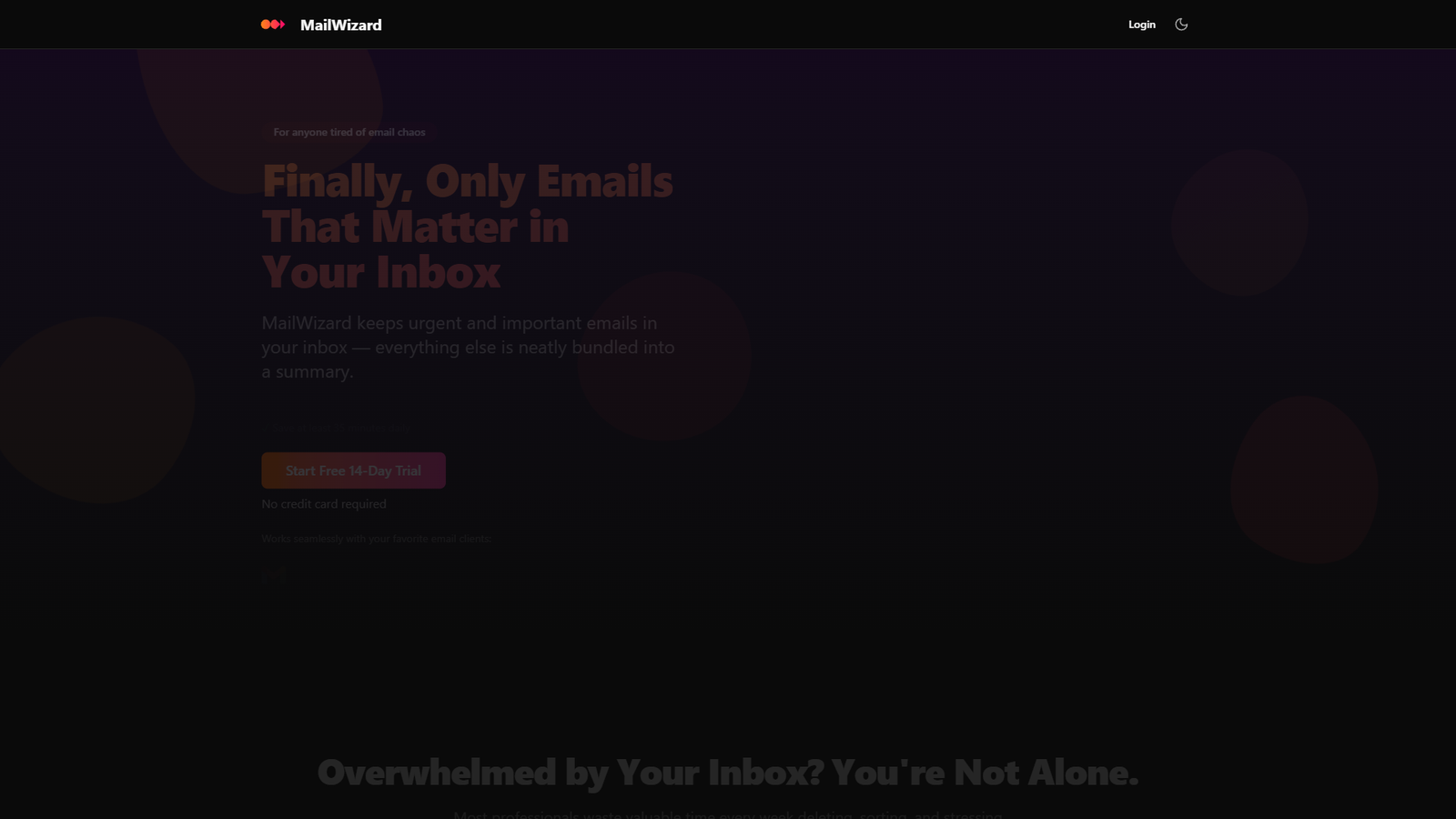 MailWizard — интерфейс нейросети MailWizard — интерфейс нейросети