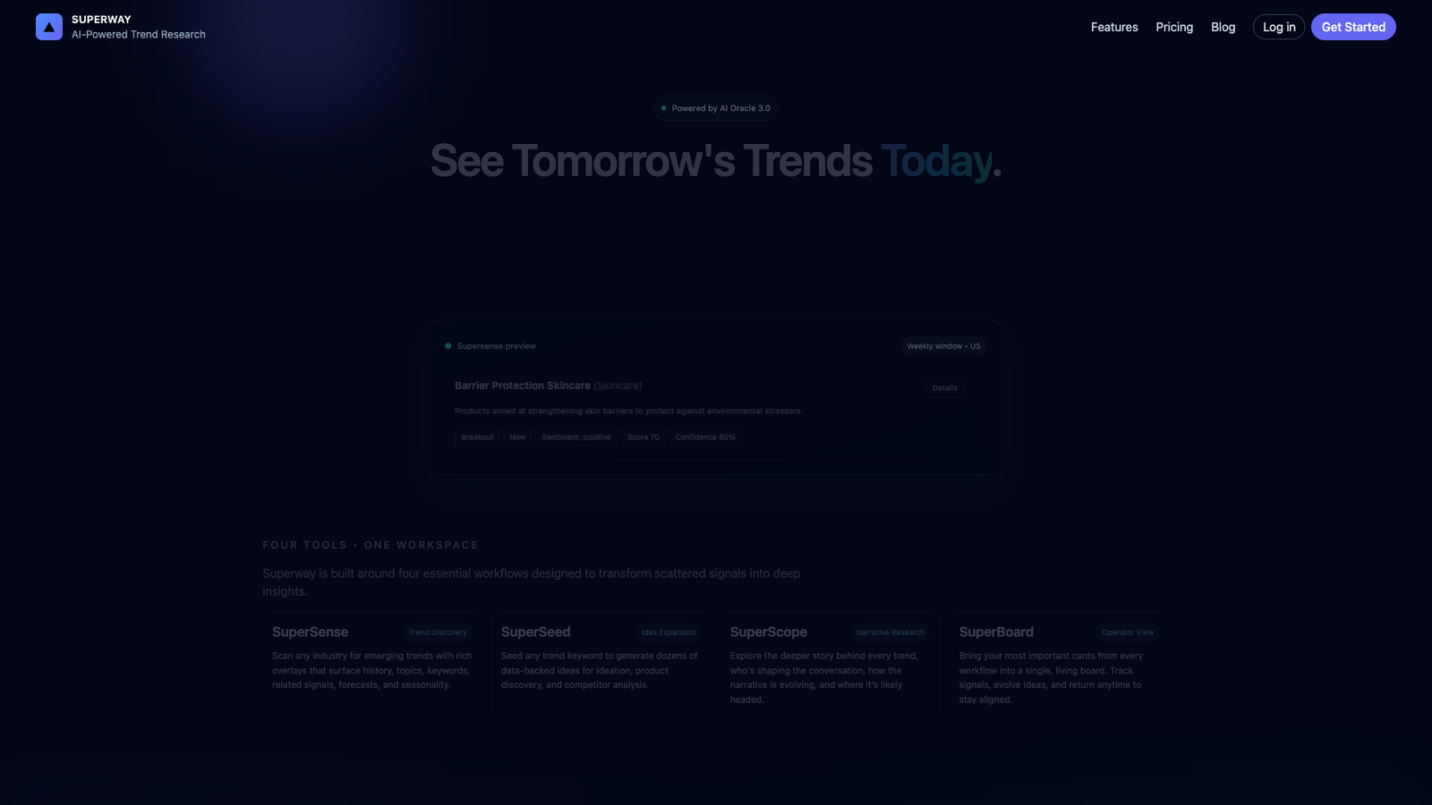 Superway — интерфейс нейросети