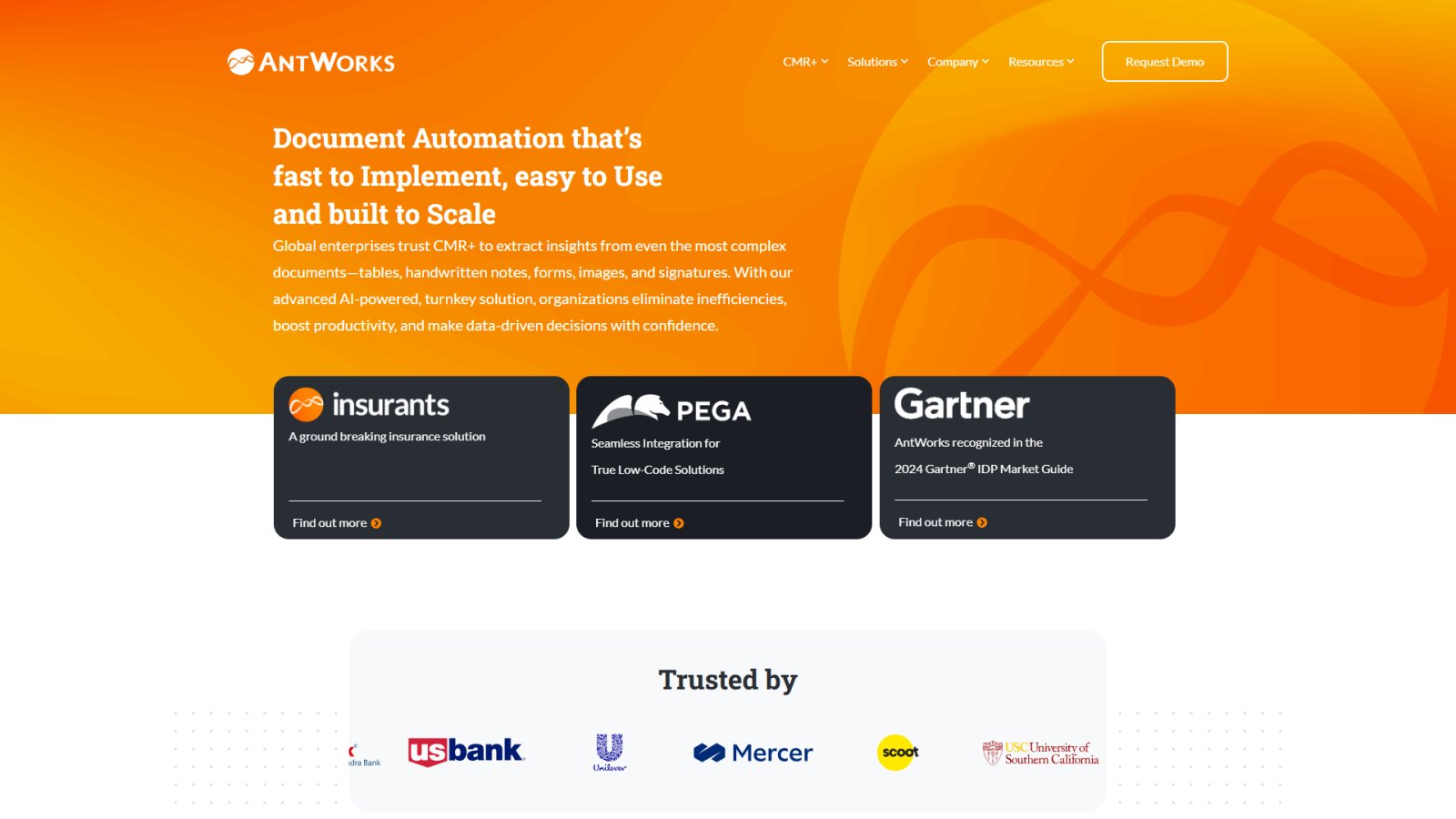 AntWorks нейросеть Главная страница