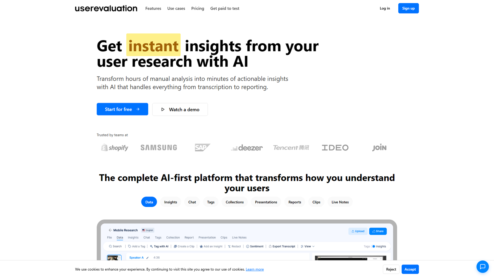 User Evaluation — интерфейс нейросети User Evaluation — интерфейс нейросети