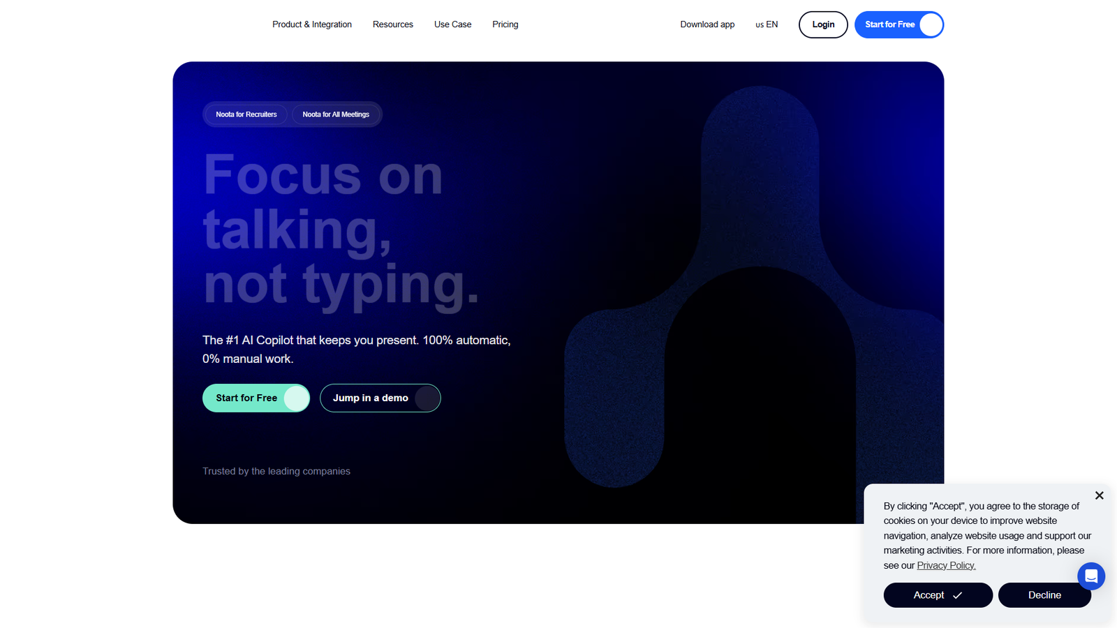 Noota — интерфейс нейросети Noota — интерфейс нейросети