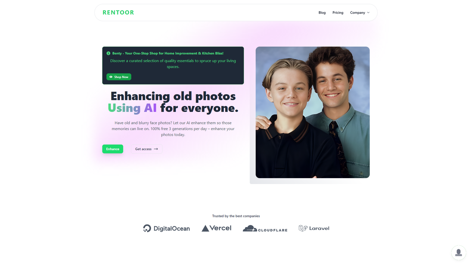 Rentoor — интерфейс нейросети Rentoor — интерфейс нейросети