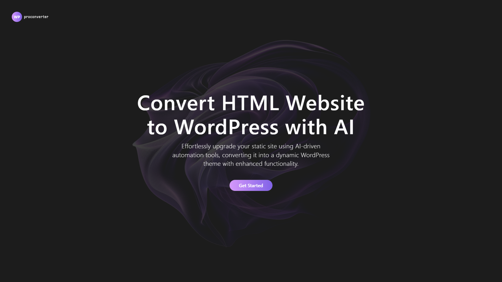 WP Pro Converter — интерфейс нейросети WP Pro Converter — интерфейс нейросети