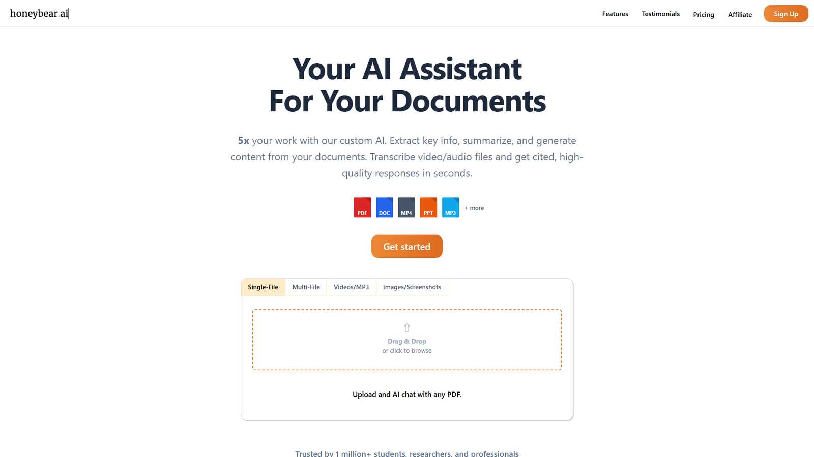 Honeybear.ai — интерфейс нейросети Honeybear.ai — интерфейс нейросети