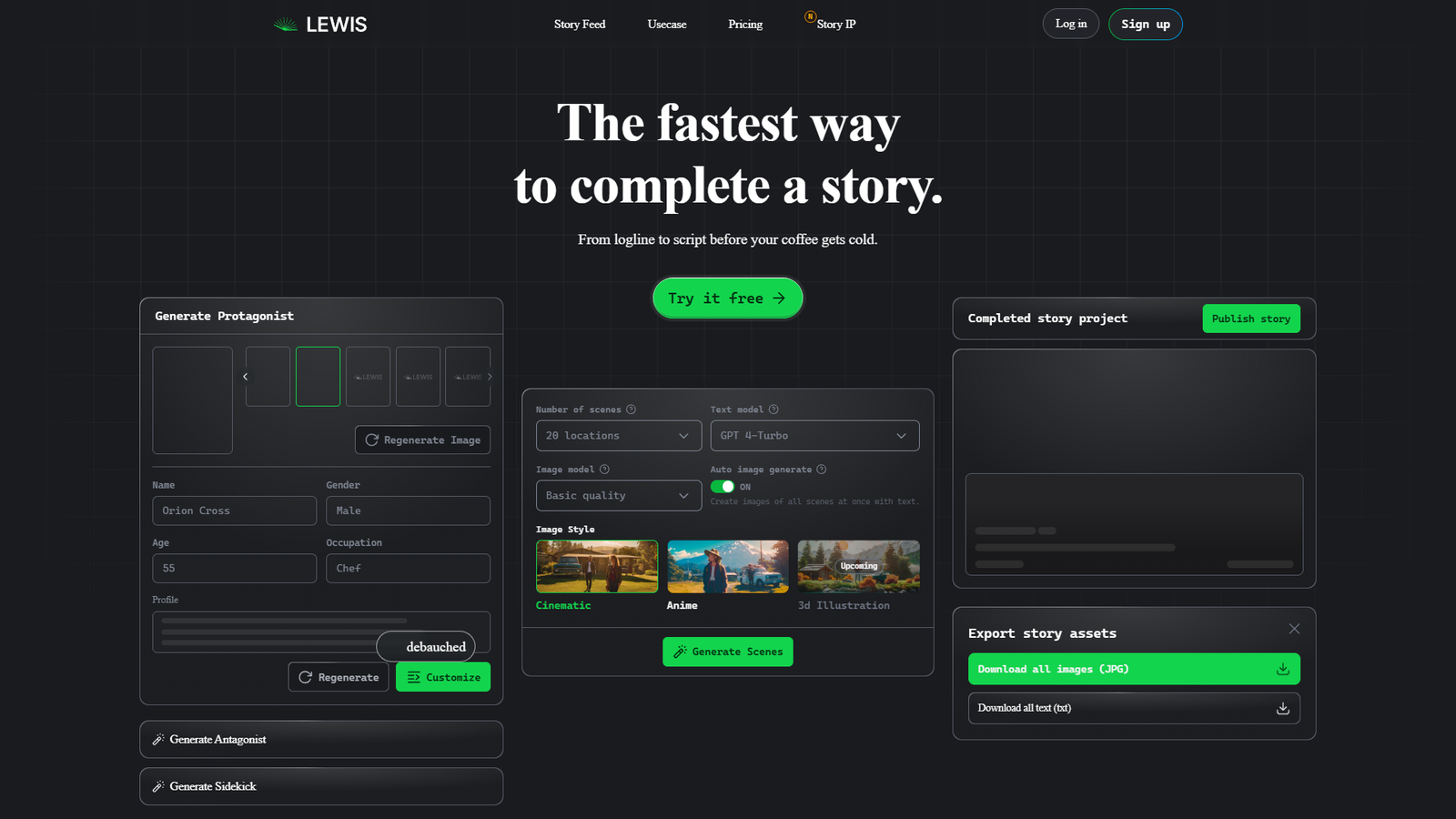 Lewis — интерфейс нейросети Lewis — интерфейс нейросети