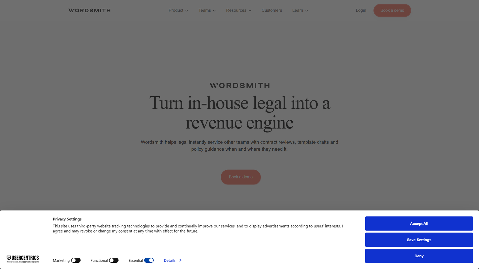 Wordsmith Legal AI — интерфейс нейросети Wordsmith Legal AI — интерфейс нейросети