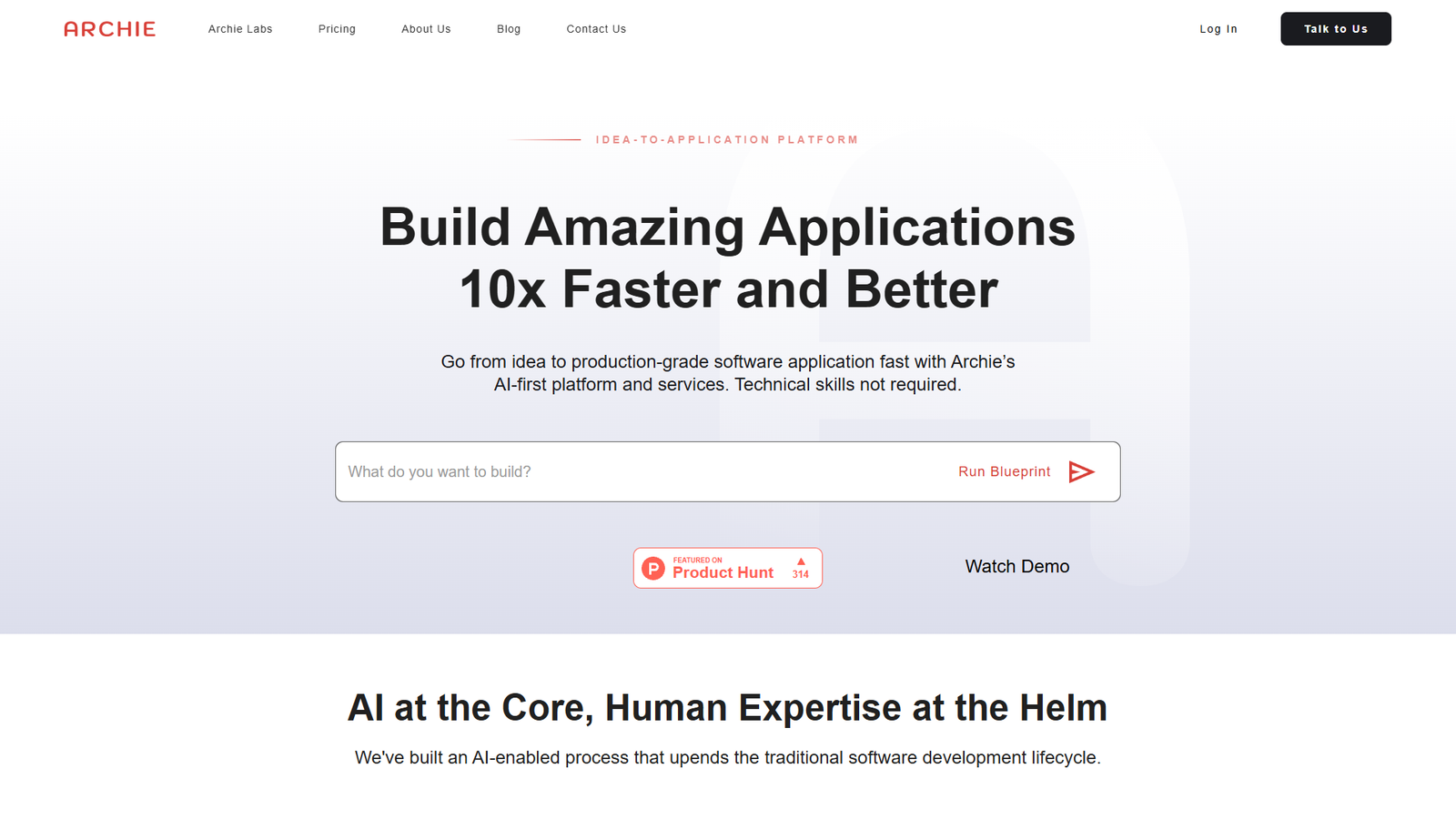 Archie Labs — интерфейс нейросети Archie Labs — интерфейс нейросети