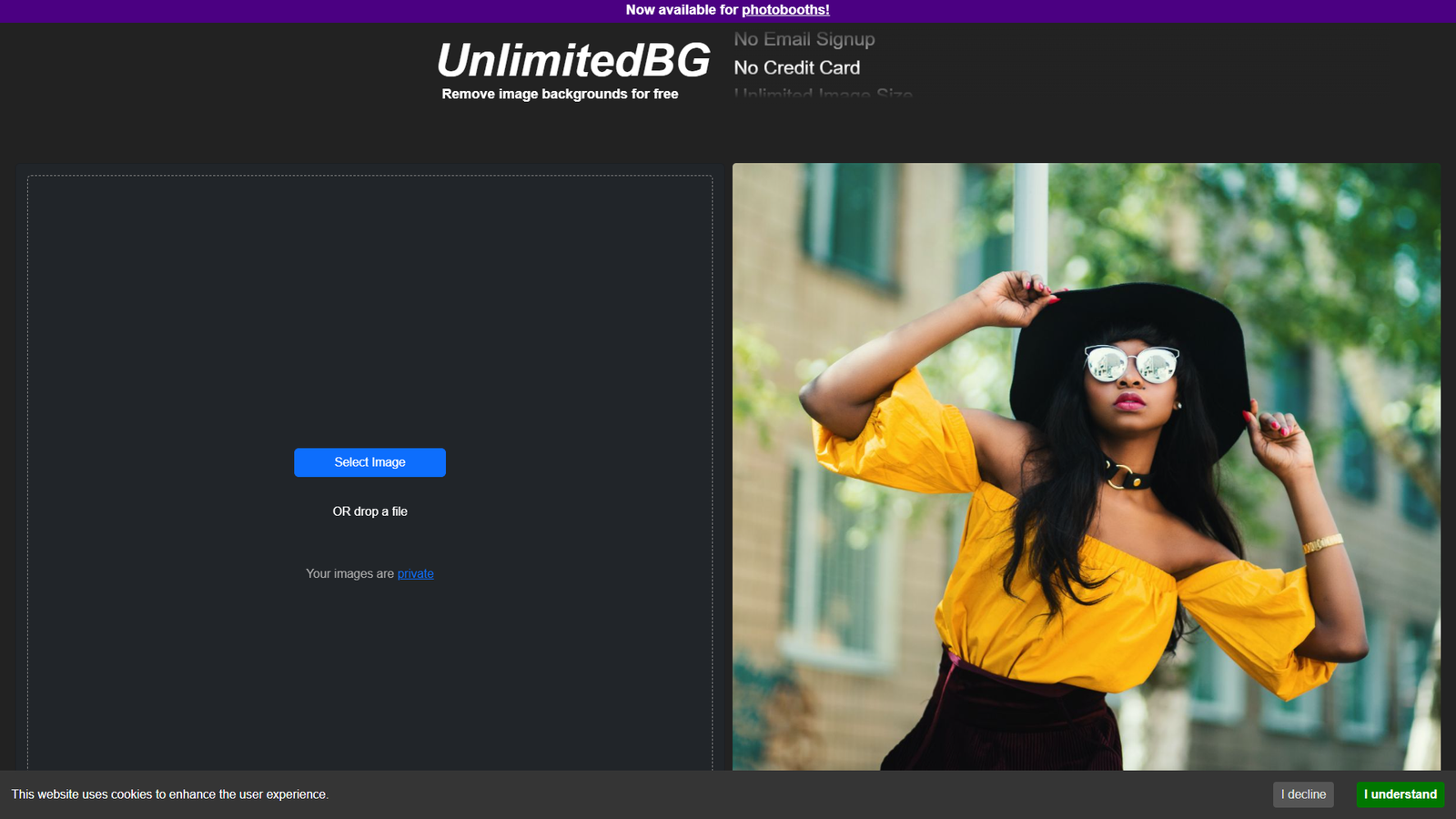 UnlimitedBG — интерфейс нейросети UnlimitedBG — интерфейс нейросети