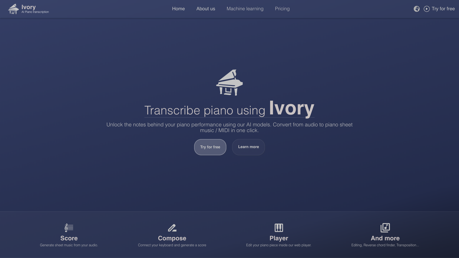 Ivory — интерфейс нейросети Ivory — интерфейс нейросети