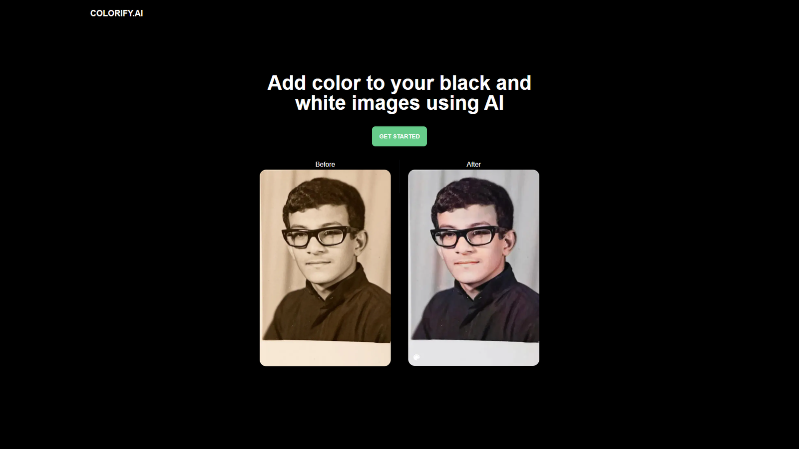 Colorify.ai — интерфейс нейросети Colorify.ai — интерфейс нейросети