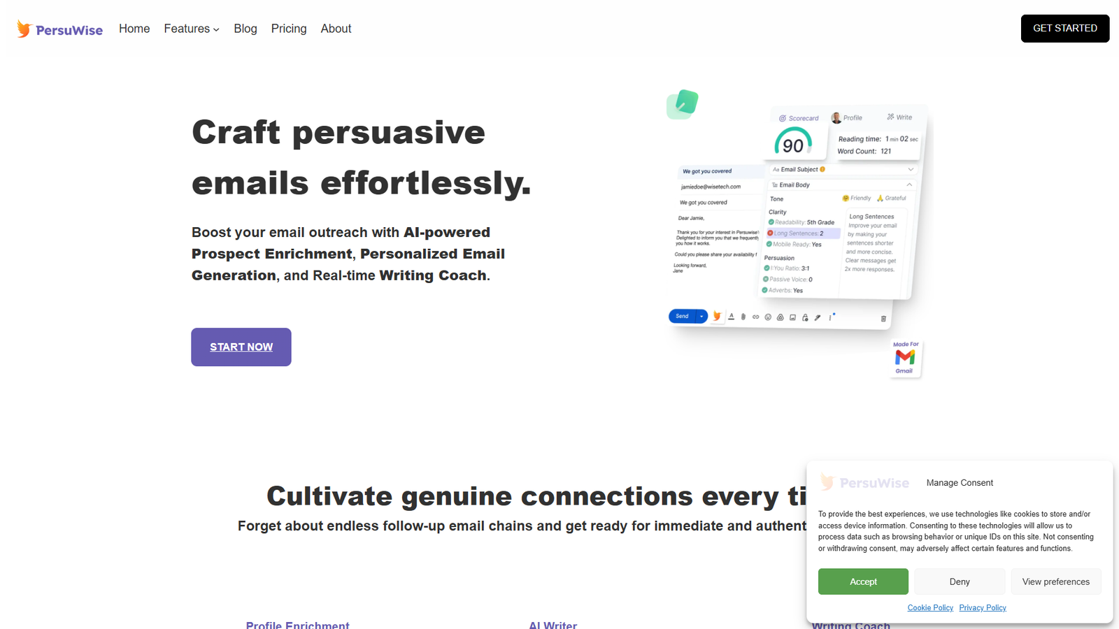 Persuwise — интерфейс нейросети Persuwise — интерфейс нейросети