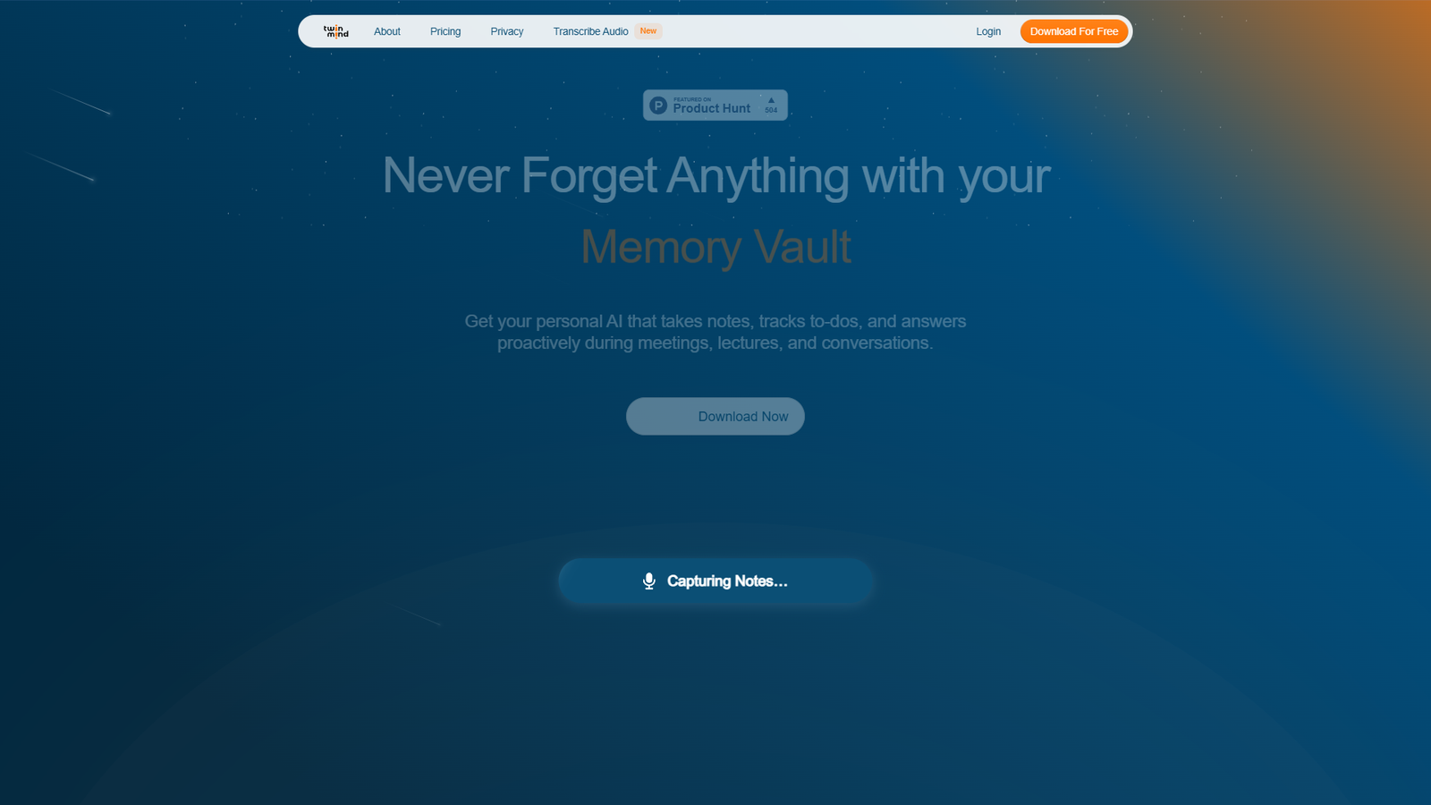 TwinMind — интерфейс нейросети TwinMind — интерфейс нейросети