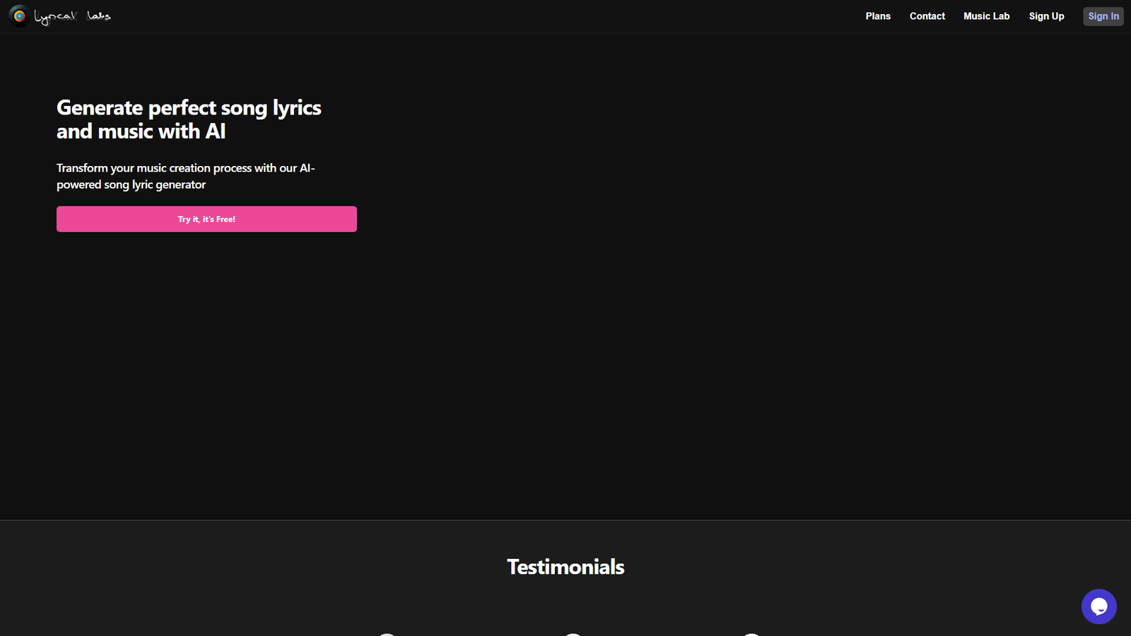 Lyrical Labs — интерфейс нейросети Lyrical Labs — интерфейс нейросети
