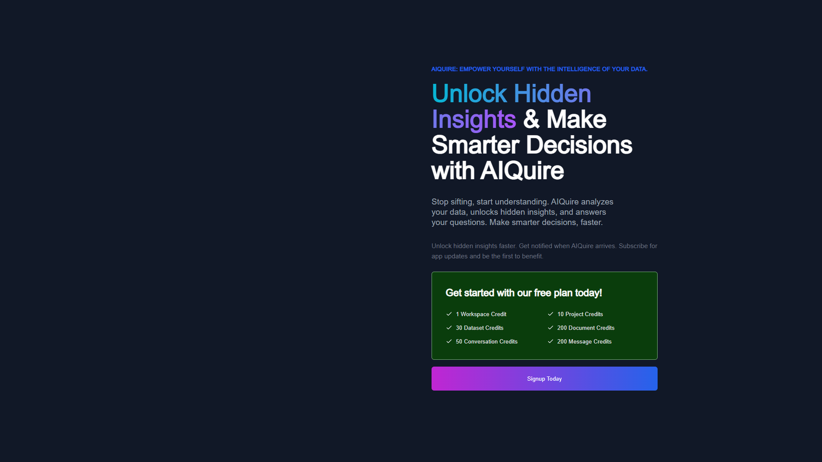 AIQuire — интерфейс нейросети AIQuire — интерфейс нейросети