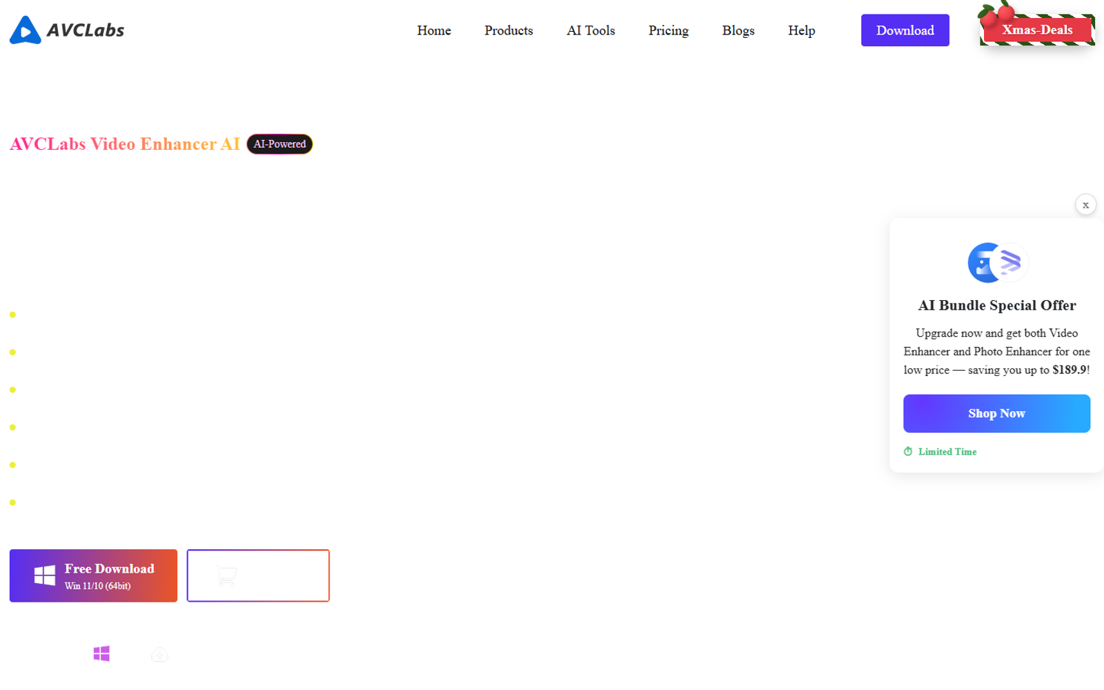 AVCLabs Video Enhancer AI — интерфейс нейросети AVCLabs Video Enhancer AI — интерфейс нейросети