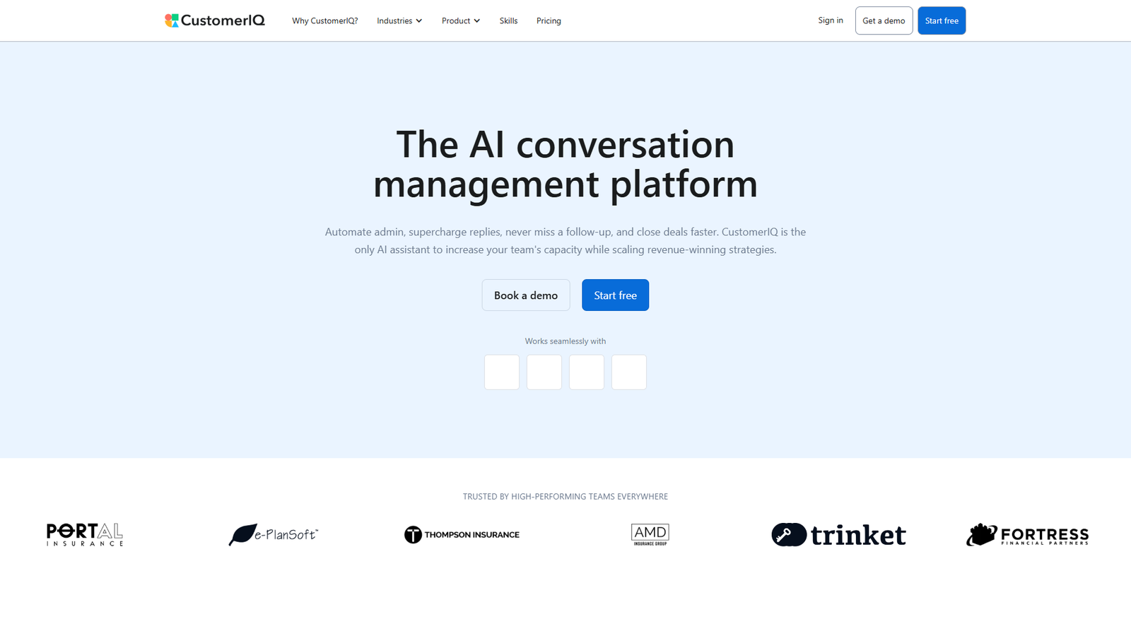 CustomerIQ — интерфейс нейросети CustomerIQ — интерфейс нейросети