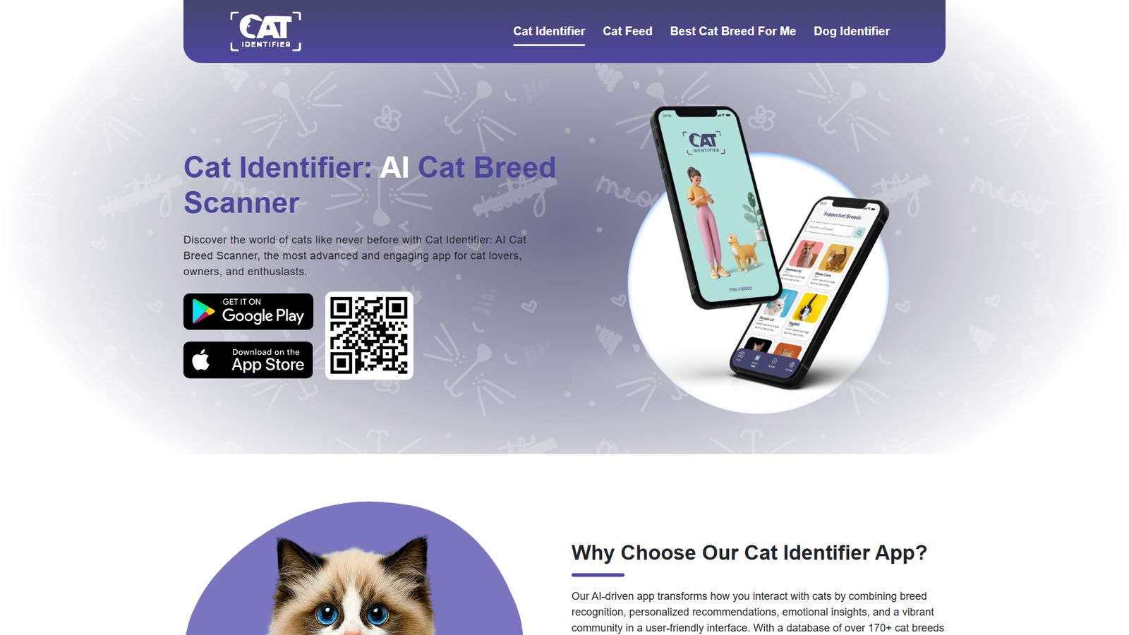 Cat Identifier — интерфейс нейросети Cat Identifier — интерфейс нейросети