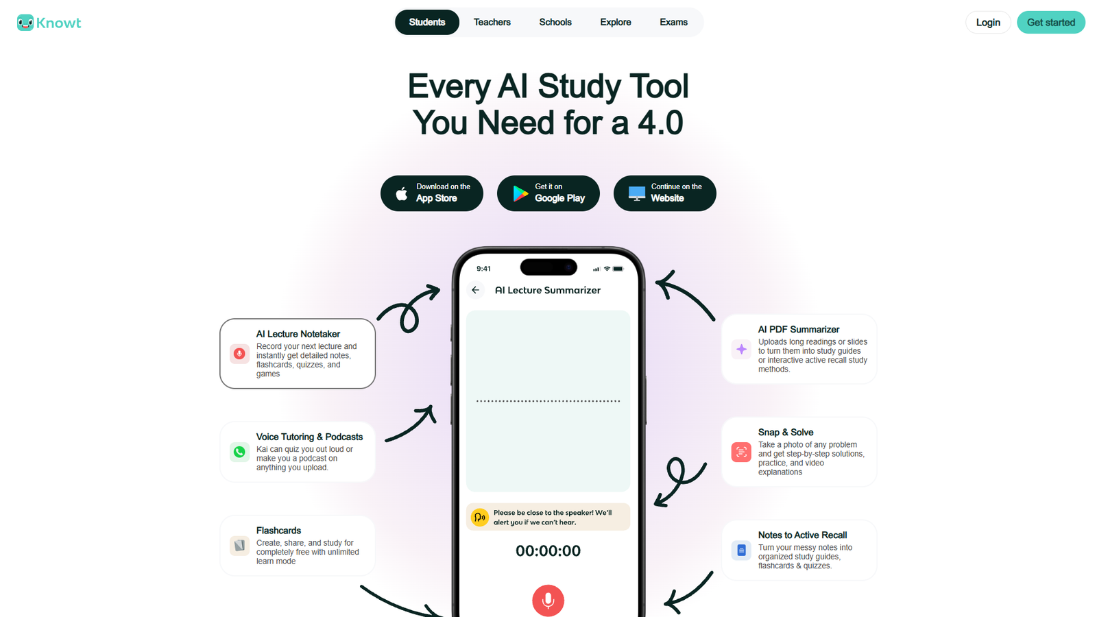 Knowt — интерфейс нейросети Knowt — интерфейс нейросети