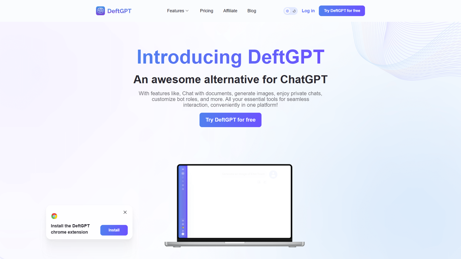 DeftGPT — интерфейс нейросети DeftGPT — интерфейс нейросети
