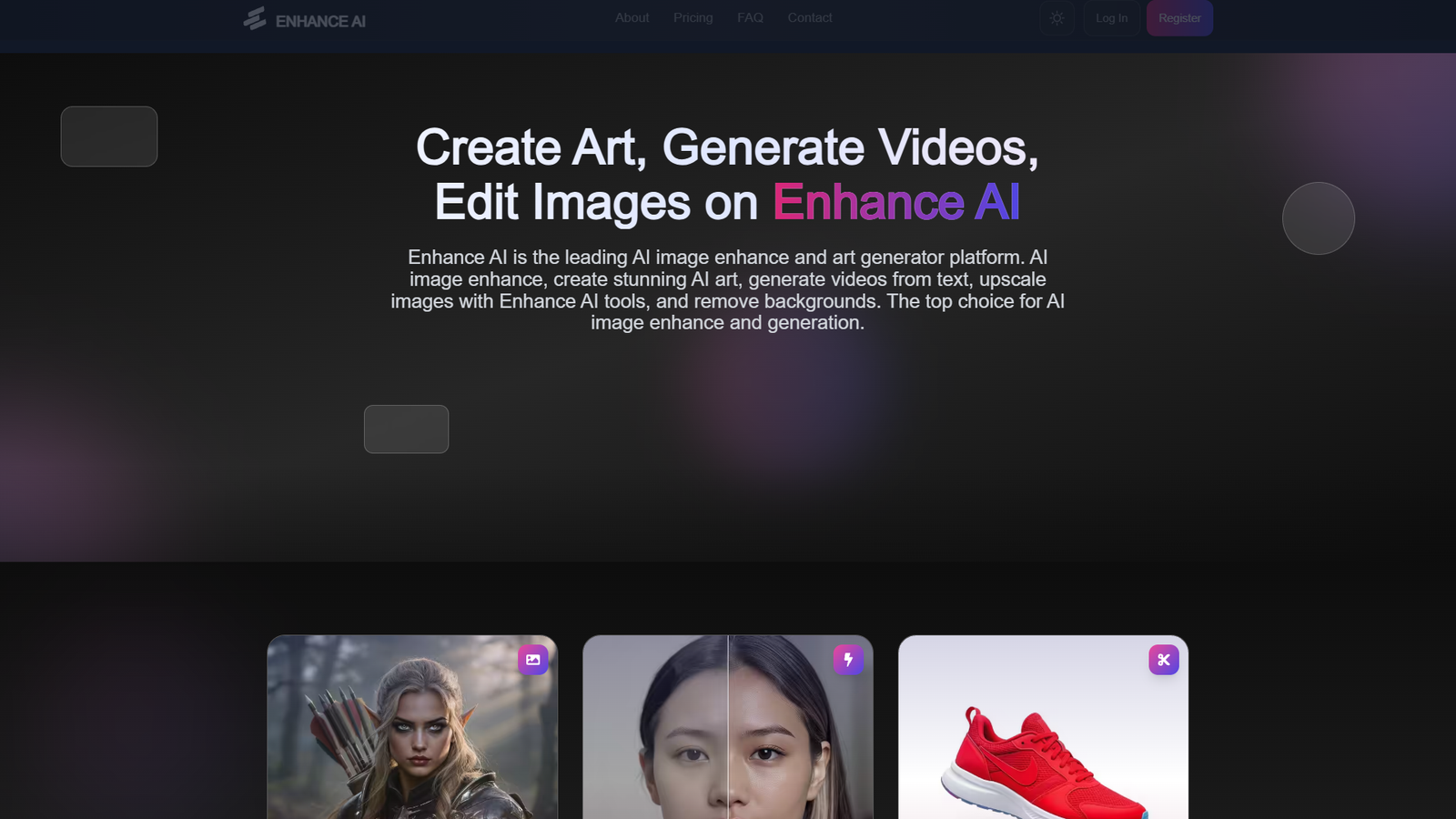 Enhance AI — интерфейс нейросети Enhance AI — интерфейс нейросети