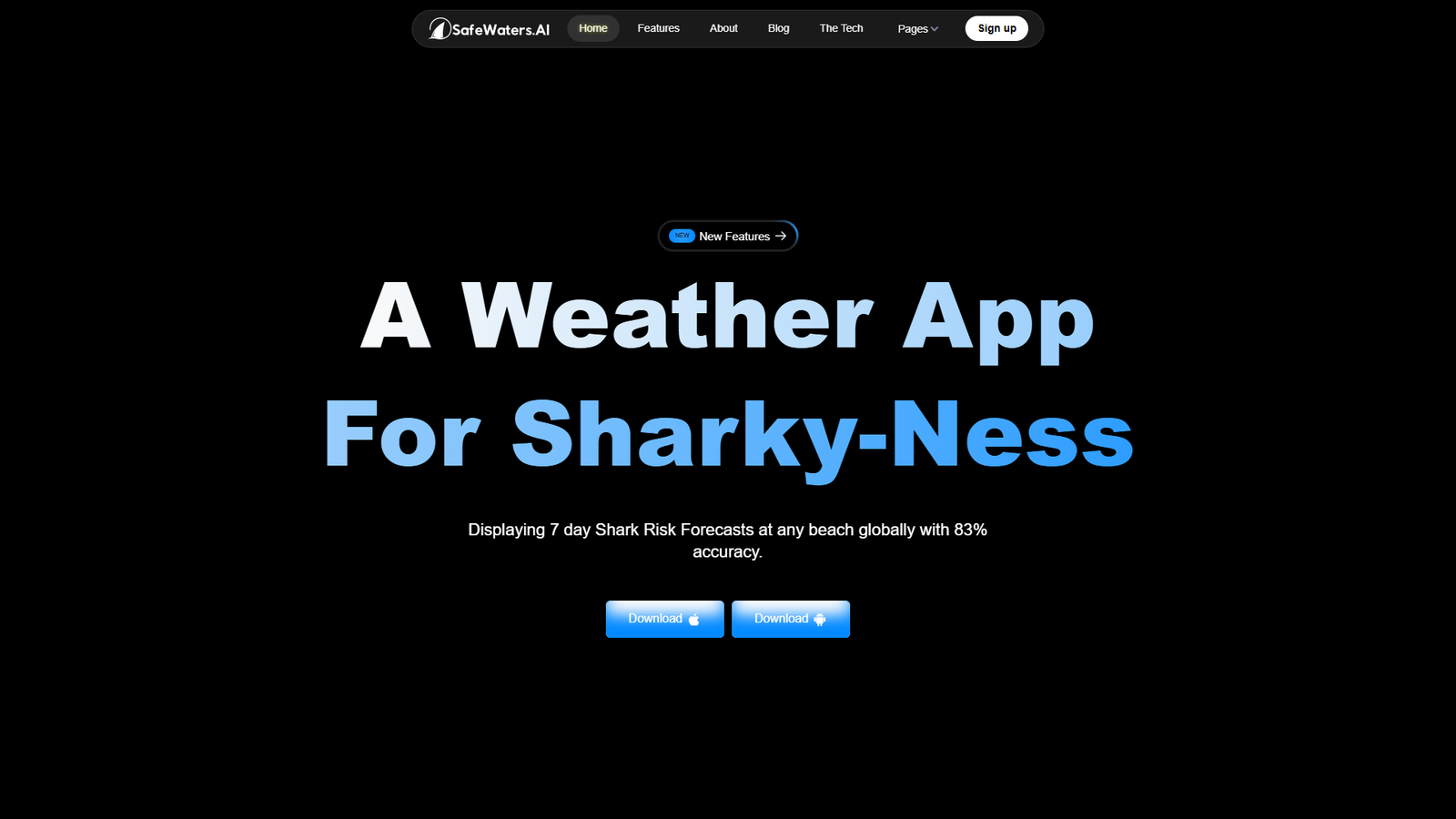 SafeWaters.ai — интерфейс нейросети SafeWaters.ai — интерфейс нейросети