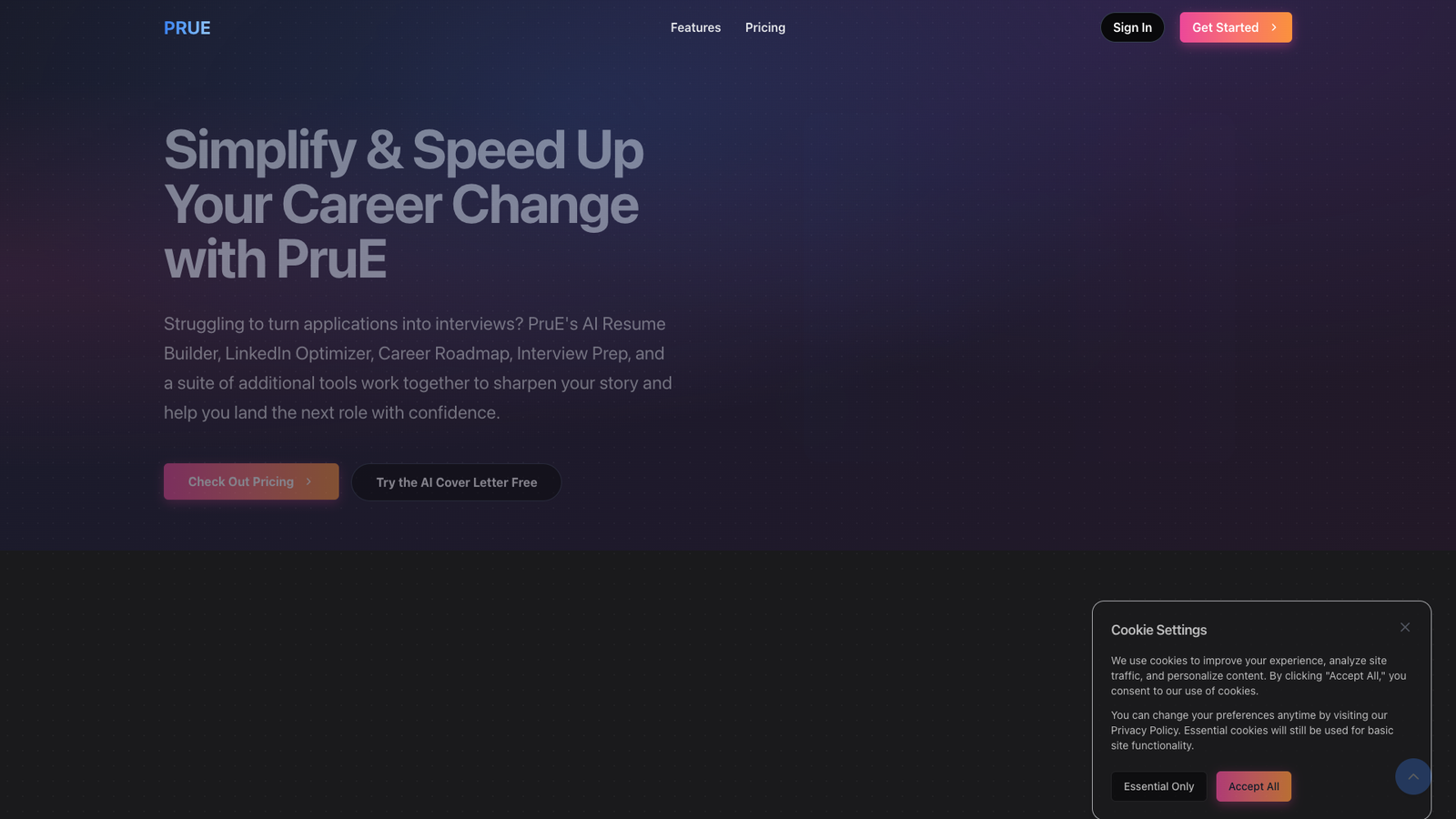 Prue AI — интерфейс нейросети Prue AI — интерфейс нейросети