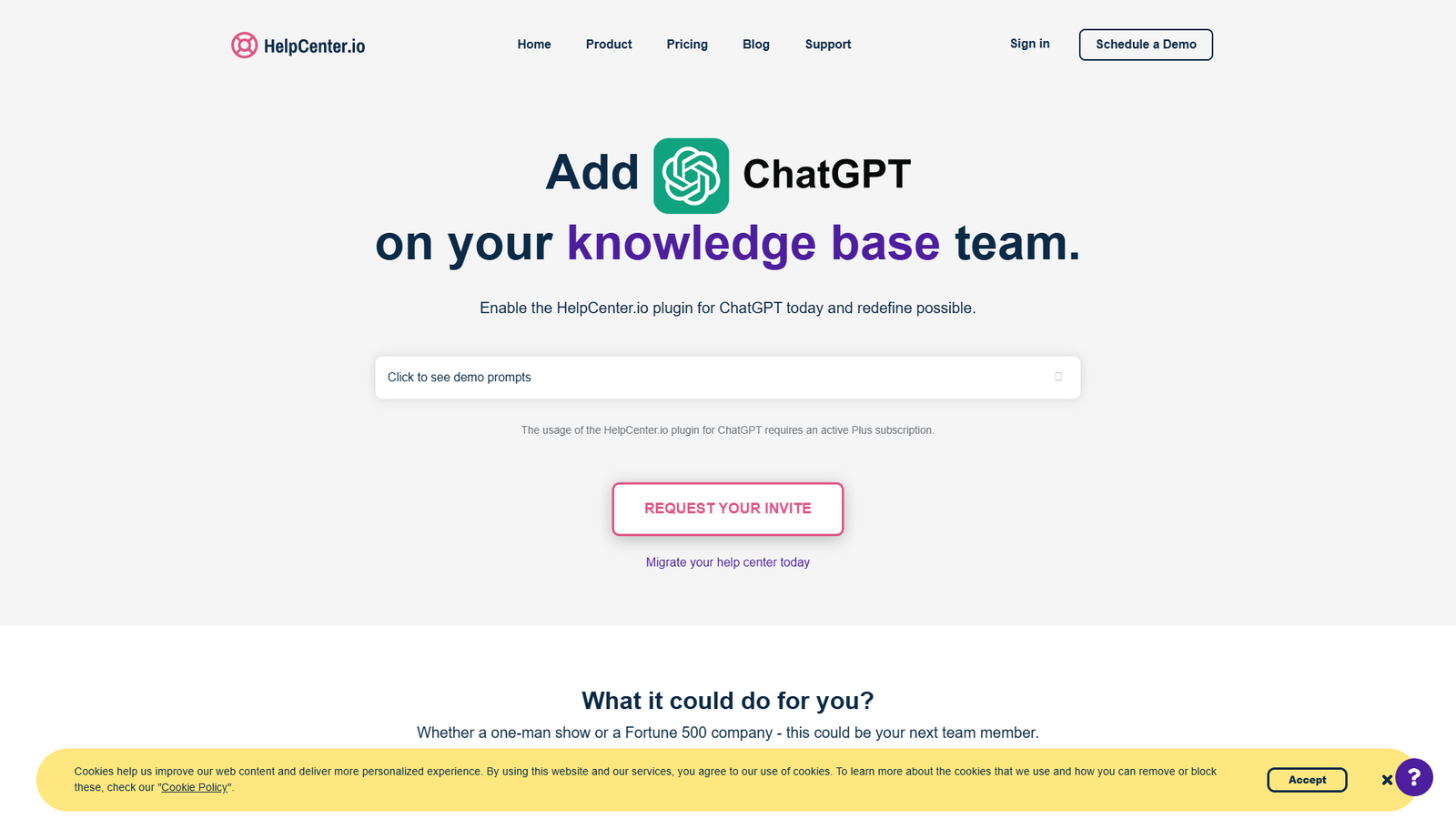 HelpCenter.io Plugin for ChatGPT — интерфейс нейросети HelpCenter.io Plugin for ChatGPT — интерфейс нейросети