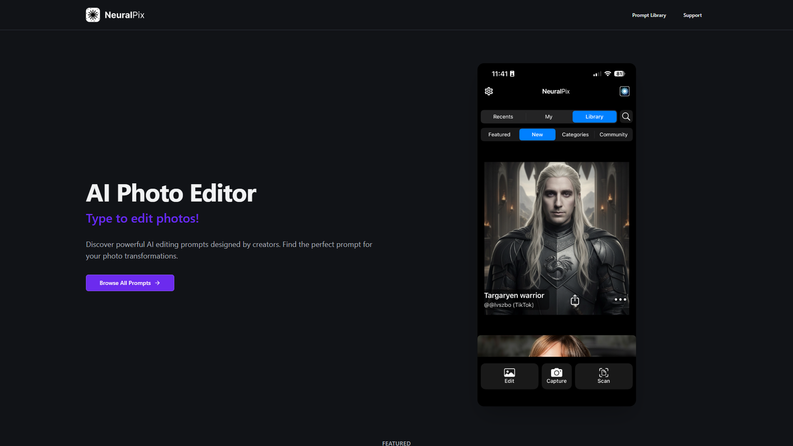 NeuralPix — интерфейс нейросети NeuralPix — интерфейс нейросети